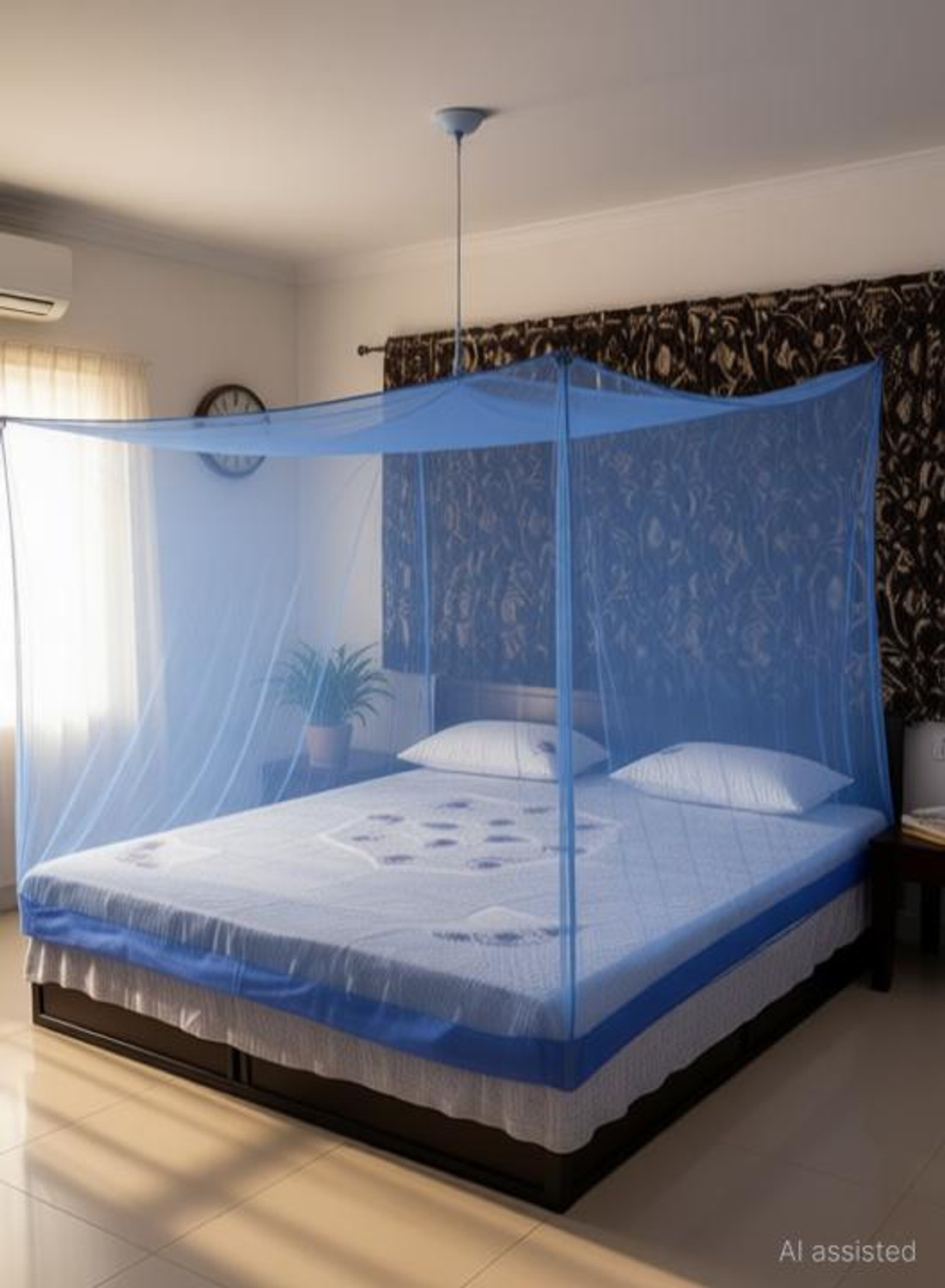 Image of VS Enterprises 7x7 HDPE - High Density Poly Ethylene Washable Adults Mosquito Net