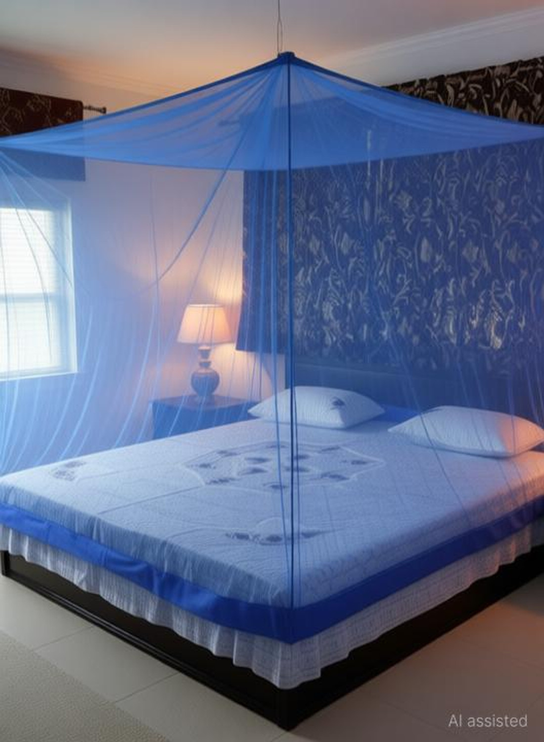 Image of VS Enterprises 7x7 HDPE - High Density Poly Ethylene Washable Adults Mosquito Net