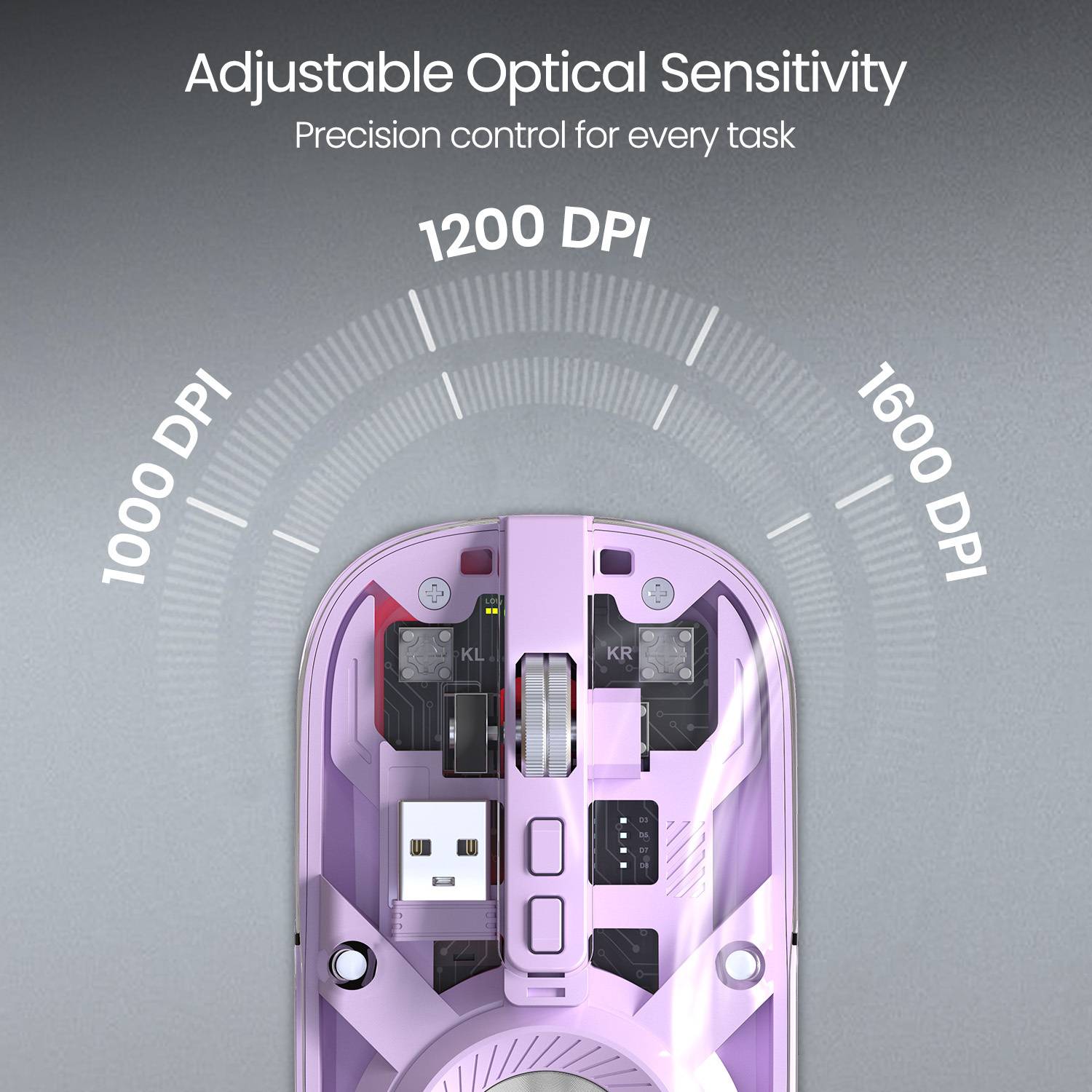 Portronics Toad 8 1200 DPI Optical Mouse - Image 4