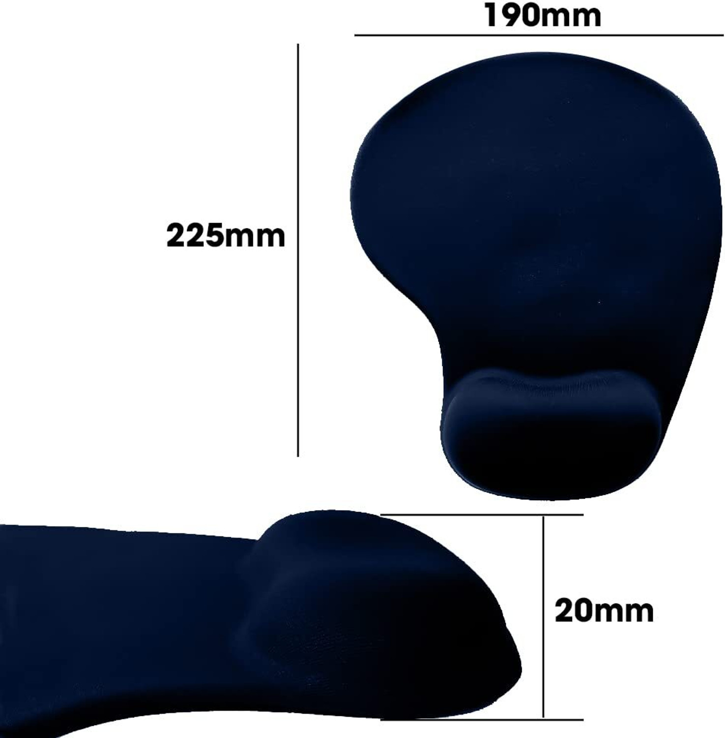 Image of sounce Ergonomic,Comfortable Gel Wrist Rest Support| MPWGBU Non Slip Base Mousepad