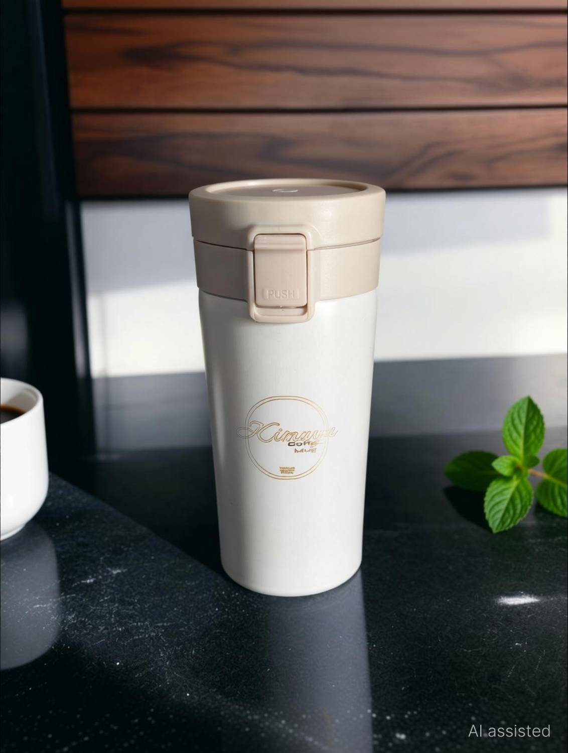 Kimaya 304 Stainless Steel Double Wall Vacuum Insulated Coffee Mug - Image 2