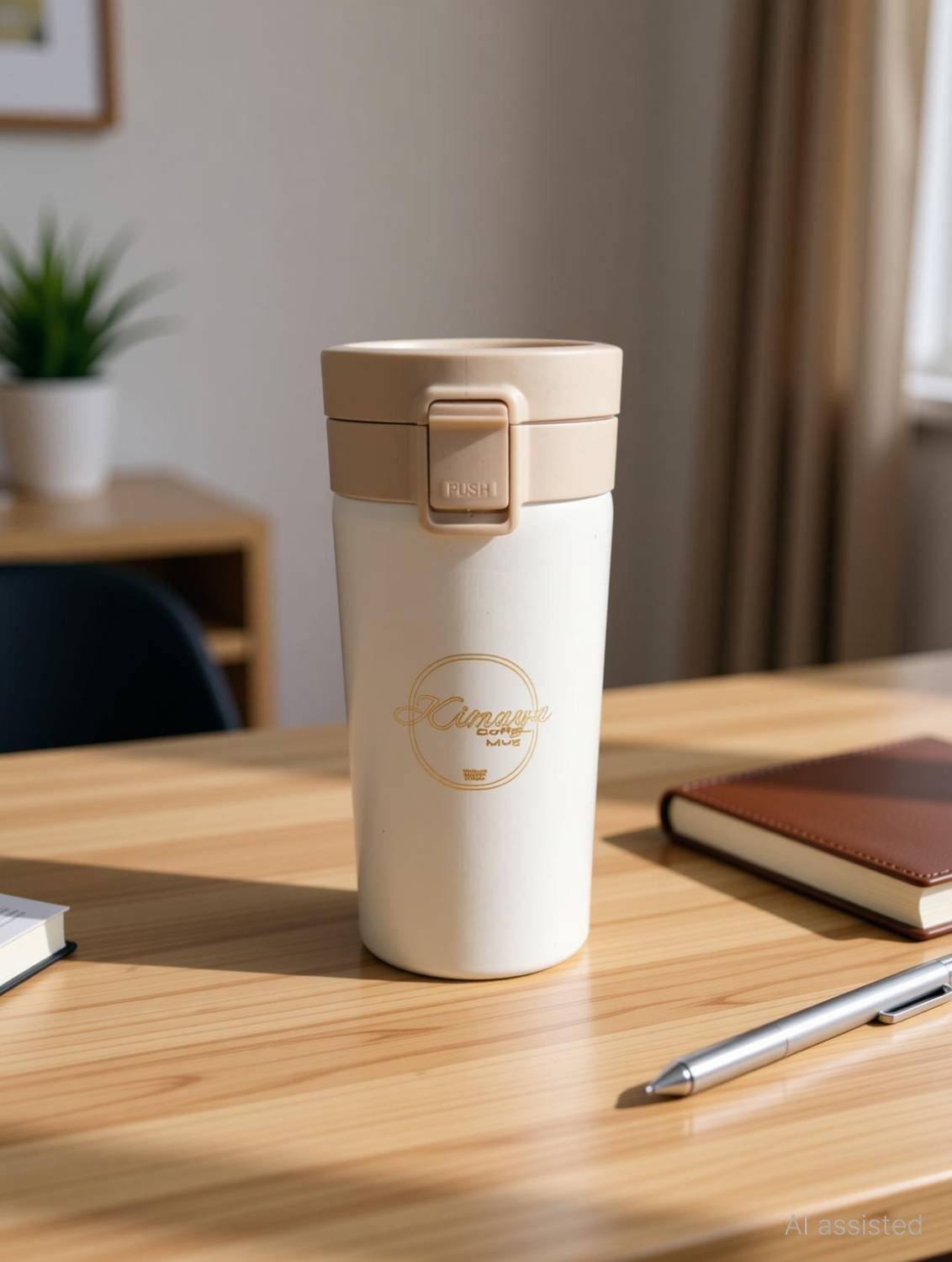 Kimaya 304 Stainless Steel Double Wall Vacuum Insulated Coffee Mug - Image 1