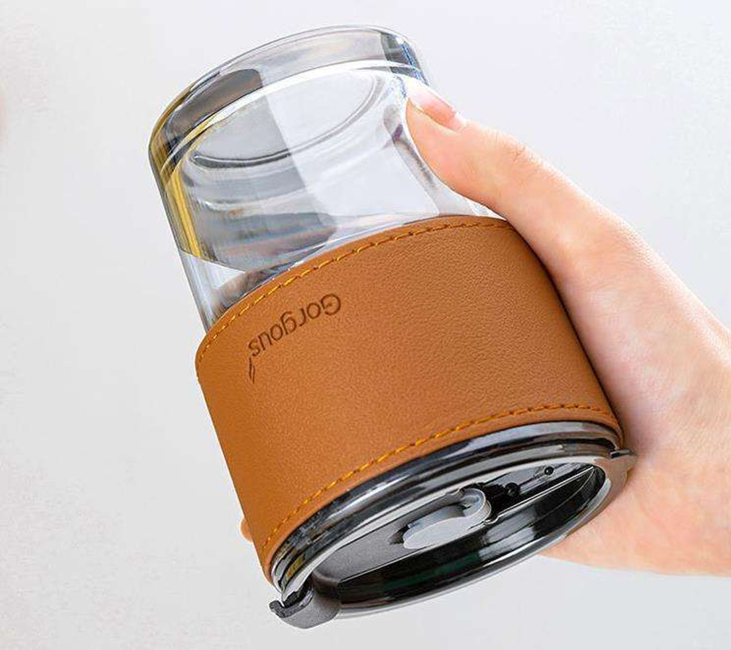 Image of SHIPPLIER Pack Of 1 Glass Tumbler for Coffee Glass Tumbler