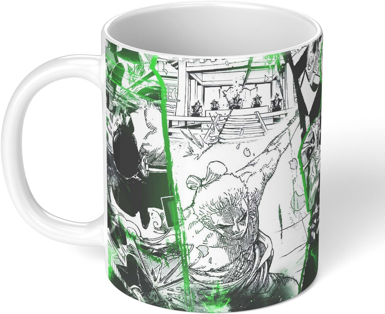 Akipi One Piece Luffy Zoro Anime ARM367 11oz Ceramic Coffee Mug