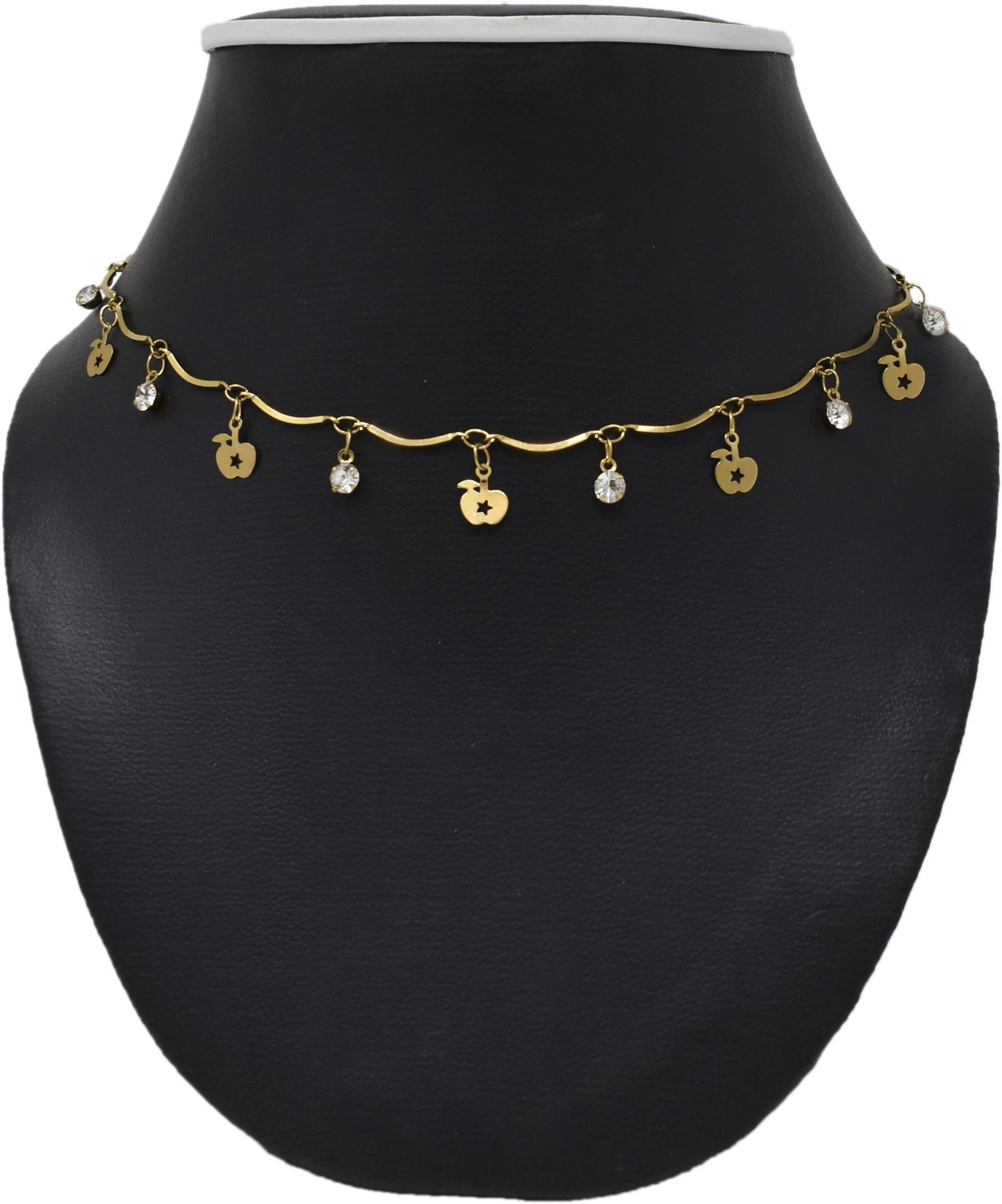 Image of city sign unique colored appealing designer necklace chain for women & girls Brass Necklace