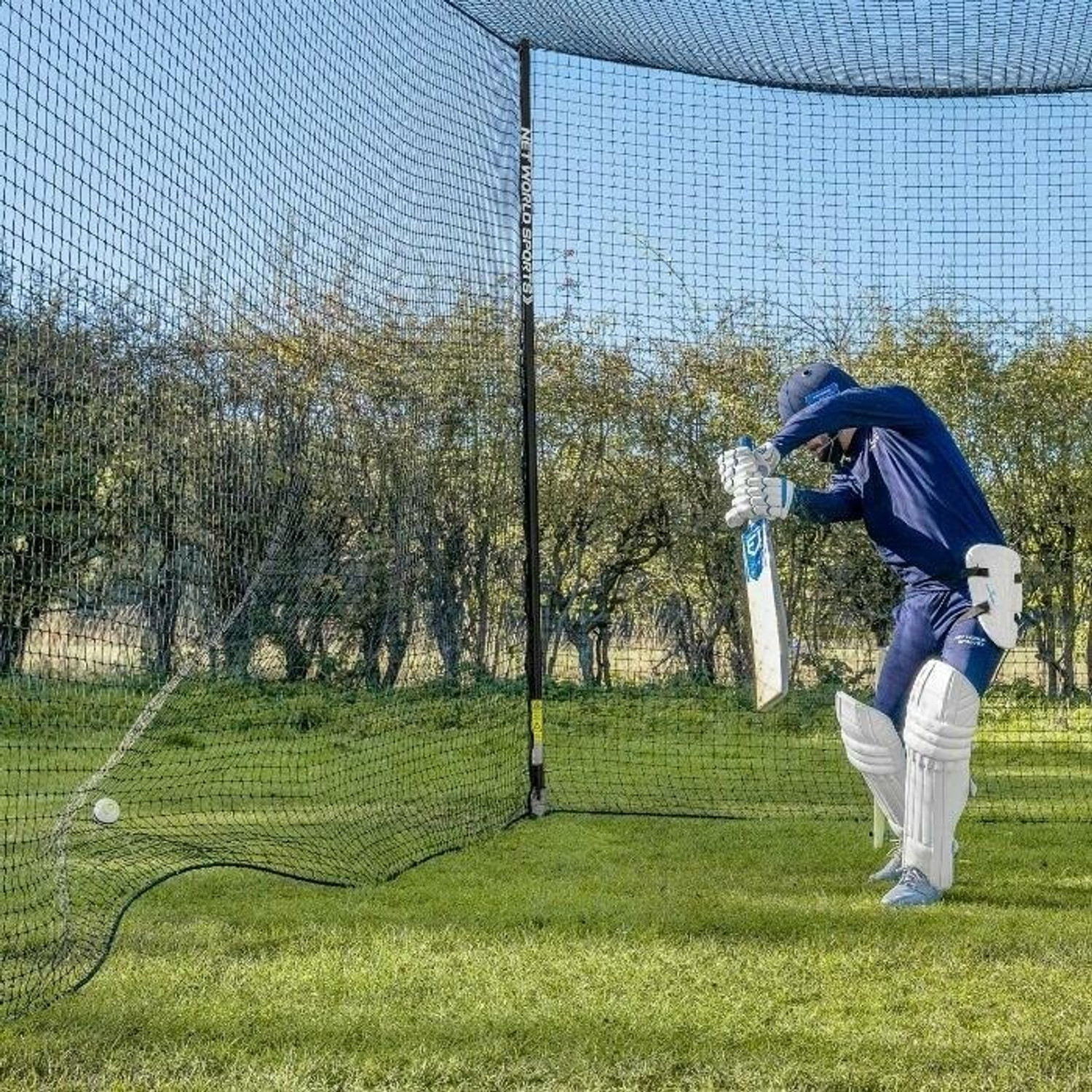 Image of Acronet Nylon 10x40 Feet Ground Boundary And Practice NET Cricket Net