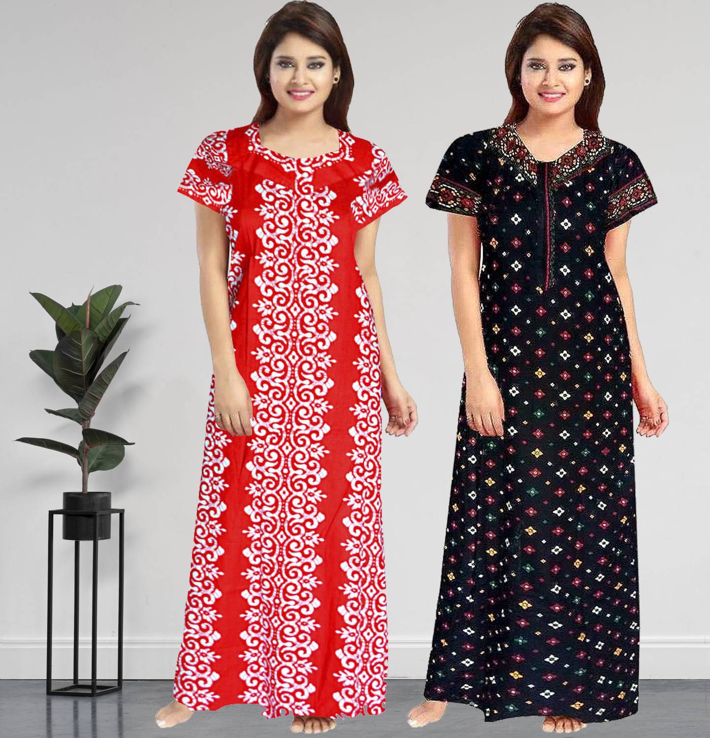 AakarShana Women Nighty Set