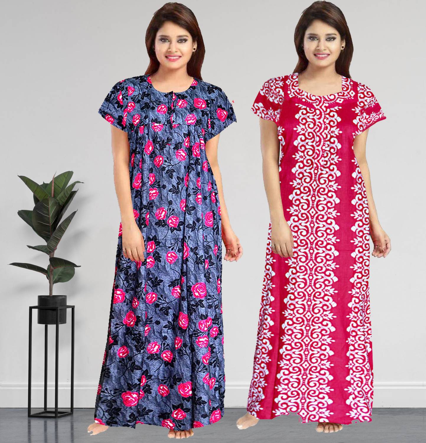 AakarShana Women Nighty Set