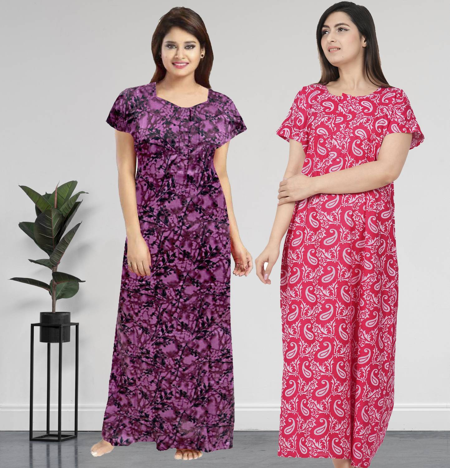 AakarShana Women Nighty Set