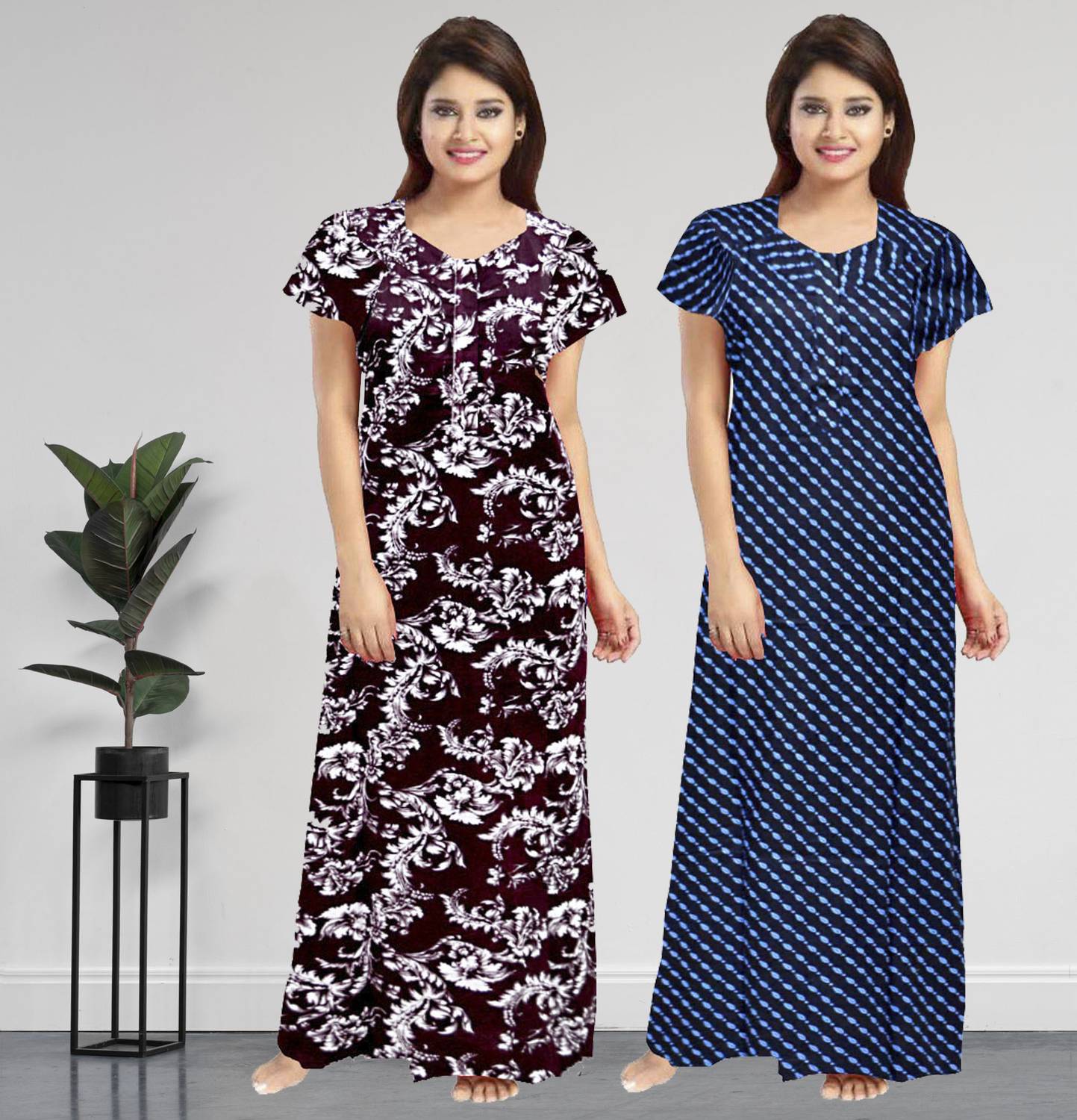AakarShana Women Nighty Set