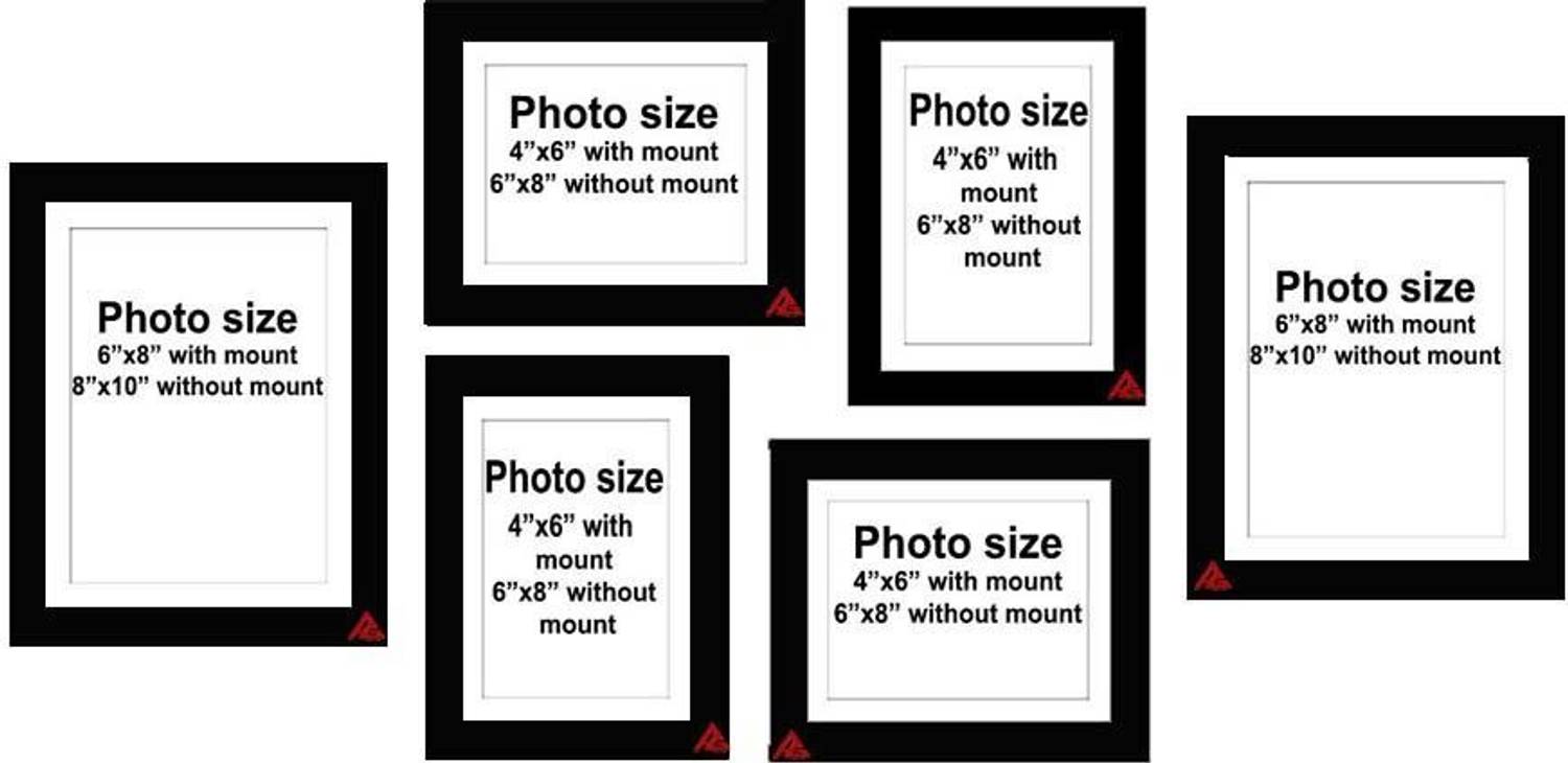 AG CRAFTS TM Glass Wall Photo Frame