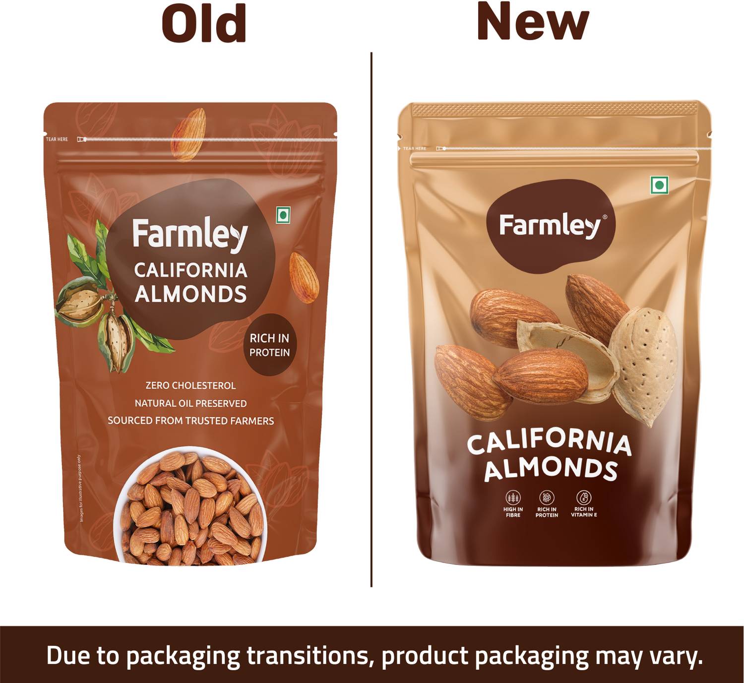 Farmley California Almonds 500g - Image 2