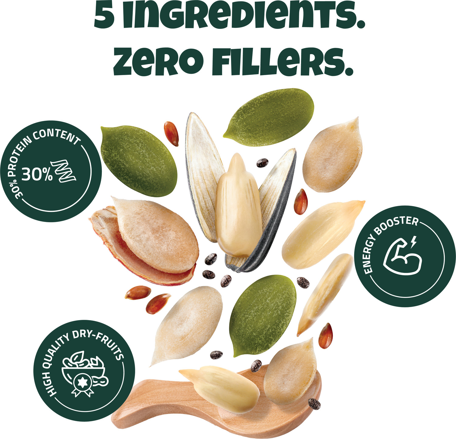 Image of Farmley Seed Mix Protein Rich Snacks Assorted Seeds & Nuts