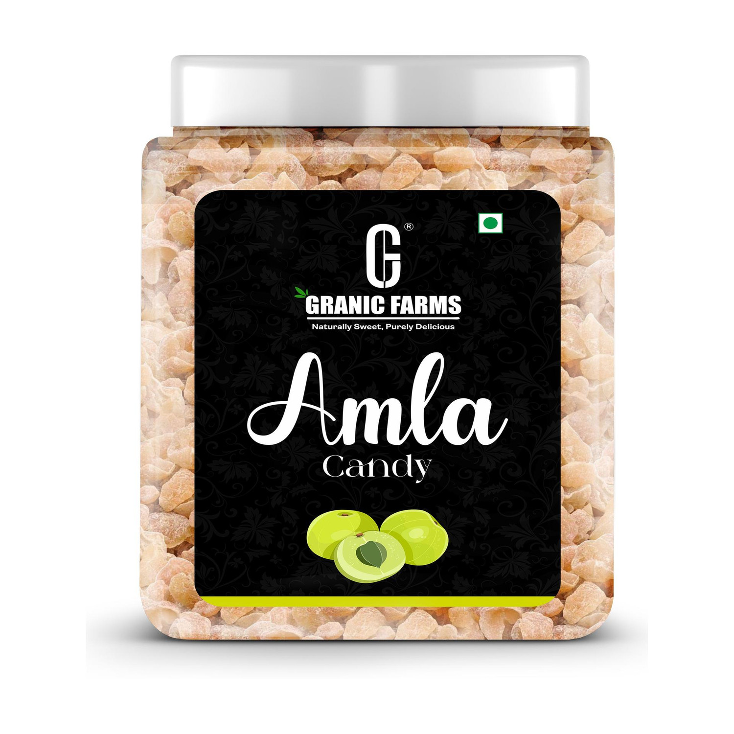 Image of GRANIC FARMS Dried Amla Candy| Organic Dry Indian Gooseberry Amla Candy | Amla