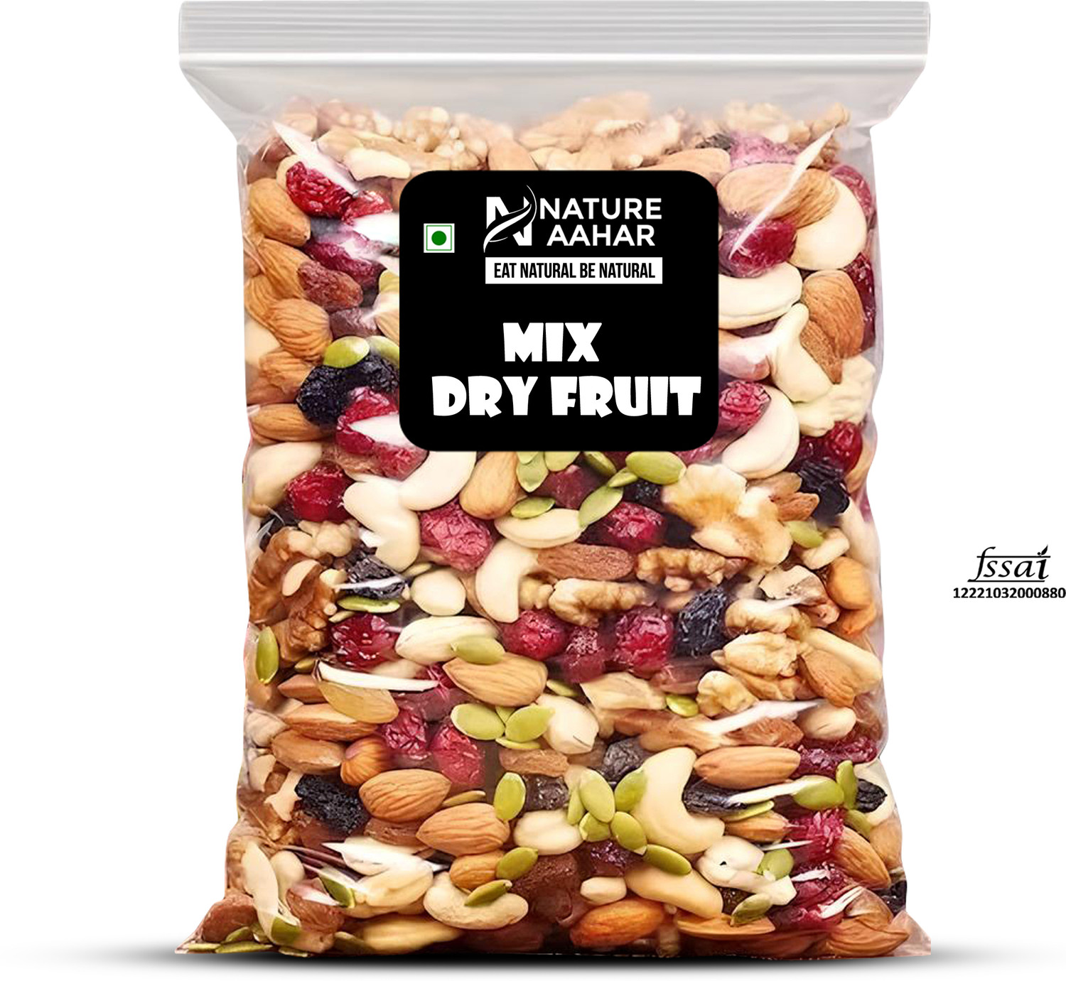 Image of Nature Aahar Mix Dry Fruit | Panchmeva |JAR | Almonds, Cashews, Figs, Raisins, Dry Dates, Apricots, Amla, Assorted Fruits & Nuts