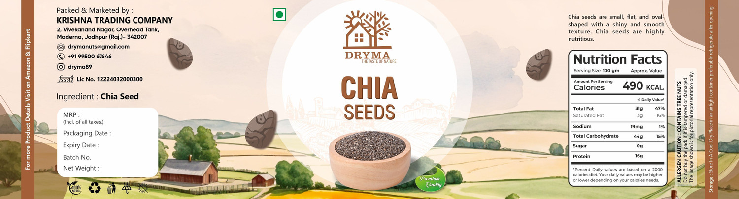 Image of Dryma Chia Seeds Assorted Seeds & Nuts
