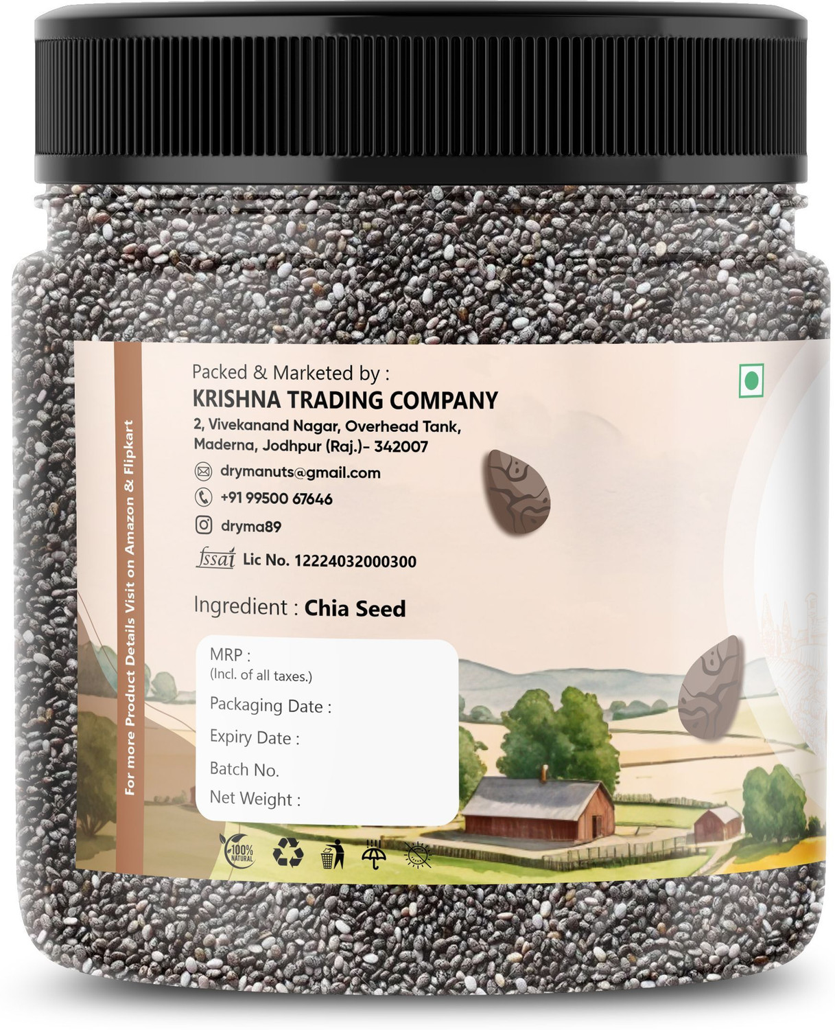Image of Dryma Chia Seeds Assorted Seeds & Nuts