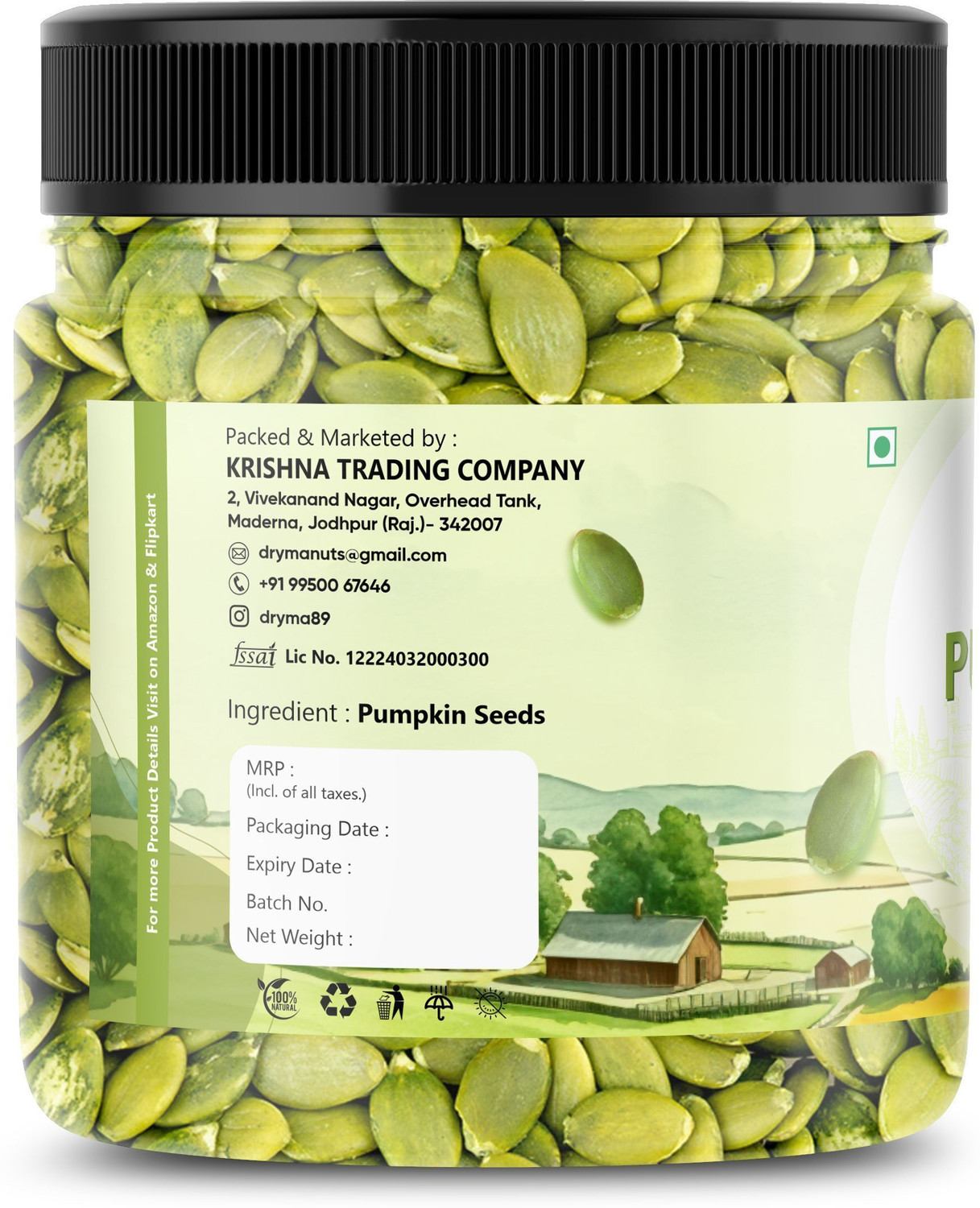 Image of Dryma Pumpkin Seeds Assorted Seeds & Nuts