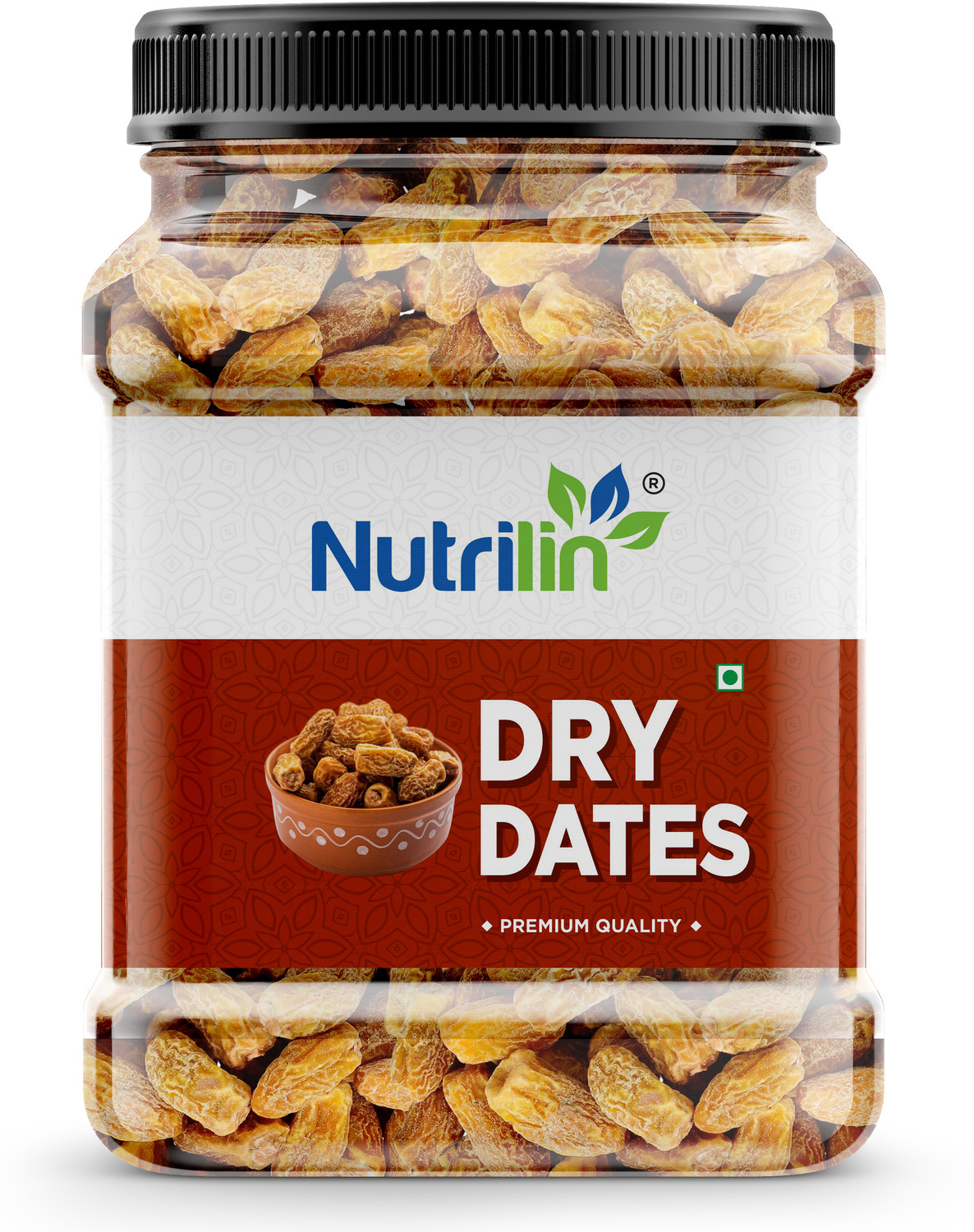 Image of Nutrilin Yellow Dry Dates | Peela Sukha Khajoor | Pili Kharak Dry Dates