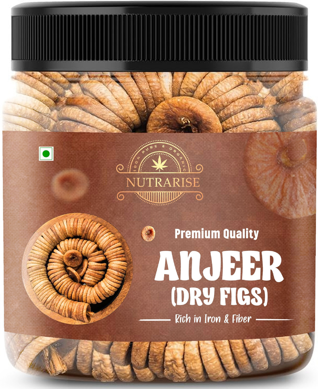 Image of NUTRARISE Premium Dried Anjeer (Figs) 250g | Rich in Iron & Fiber Figs