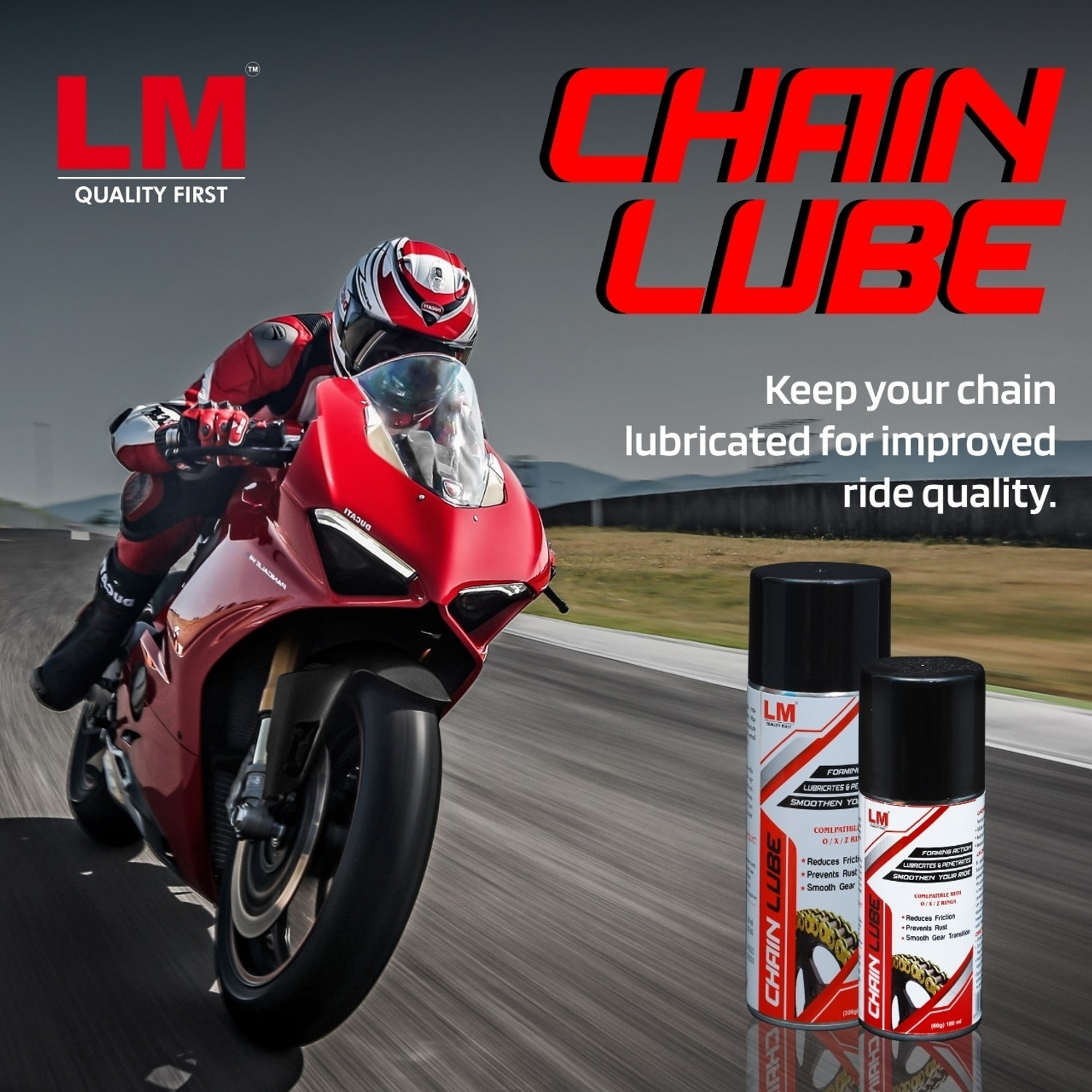 Image of LM Auto Care Chainlube, Sponge Polish Combo