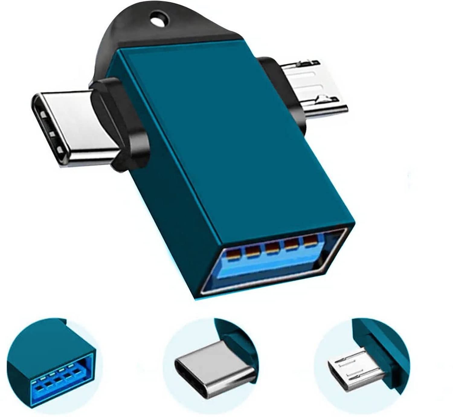 RALGUAT Micro USB, USB Type C OTG Adapter