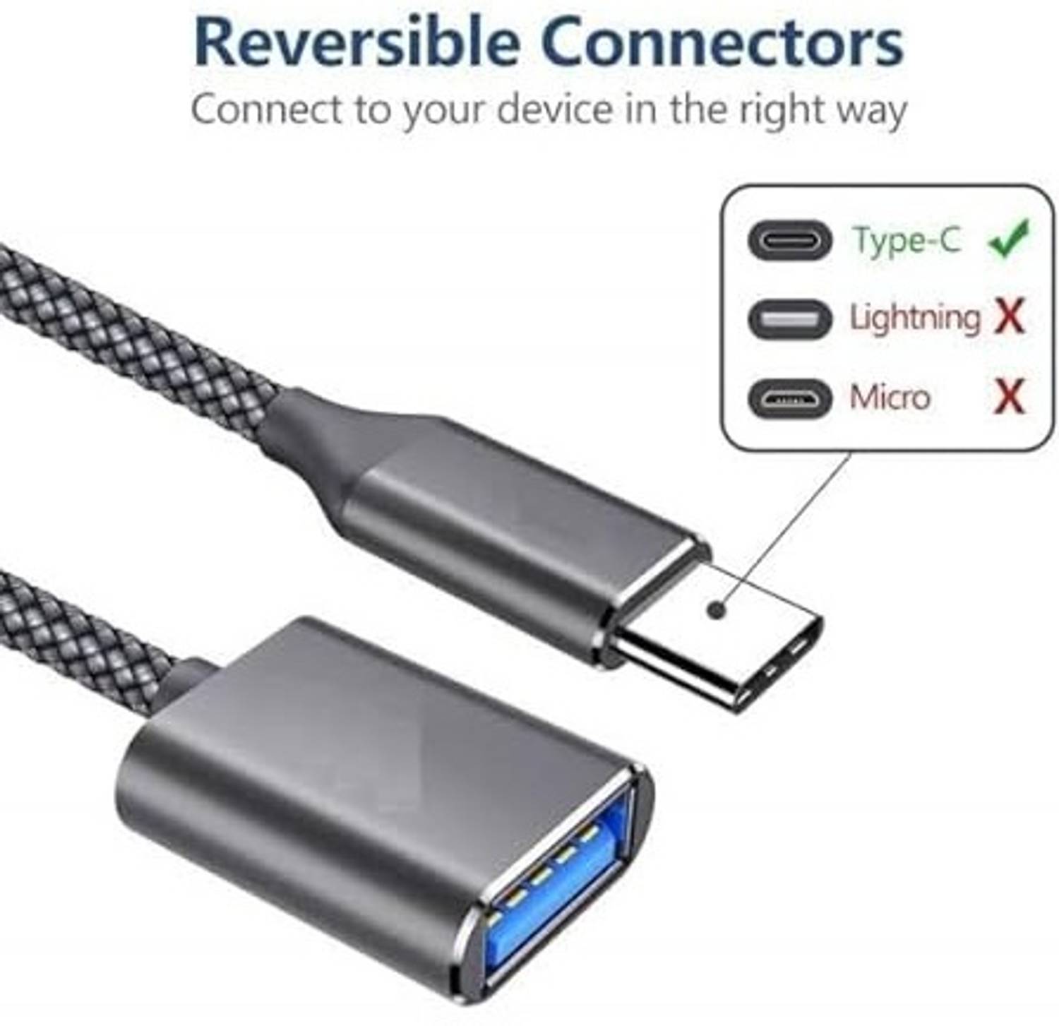 JANGI USB Type C OTG Adapter