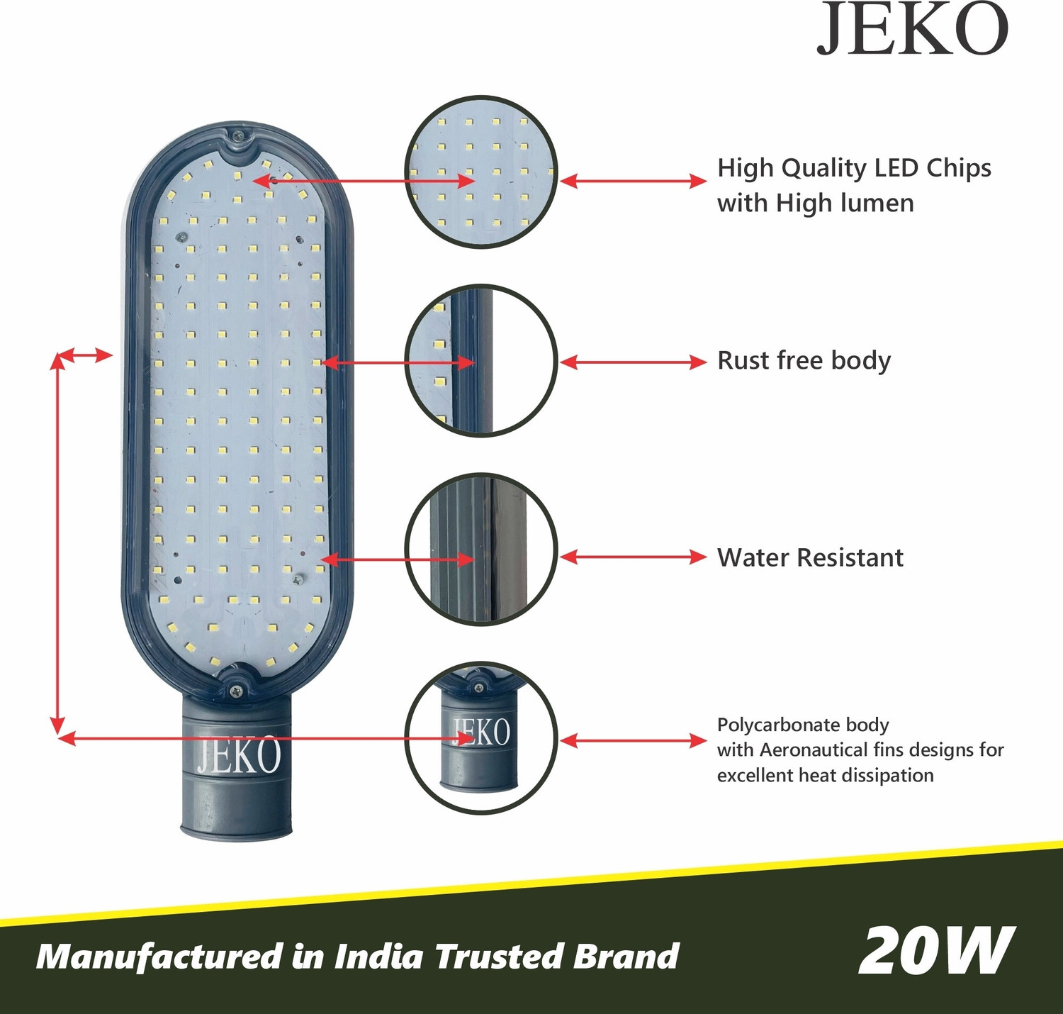Image of Jeko Gate Light Outdoor Lamp