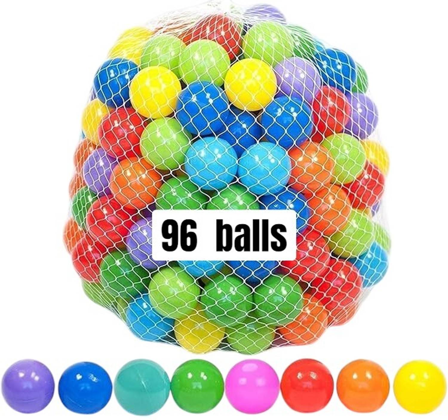 Bellinasmile Bellina smile pool pit ocean soft balls 6 cm pack of 96 balls