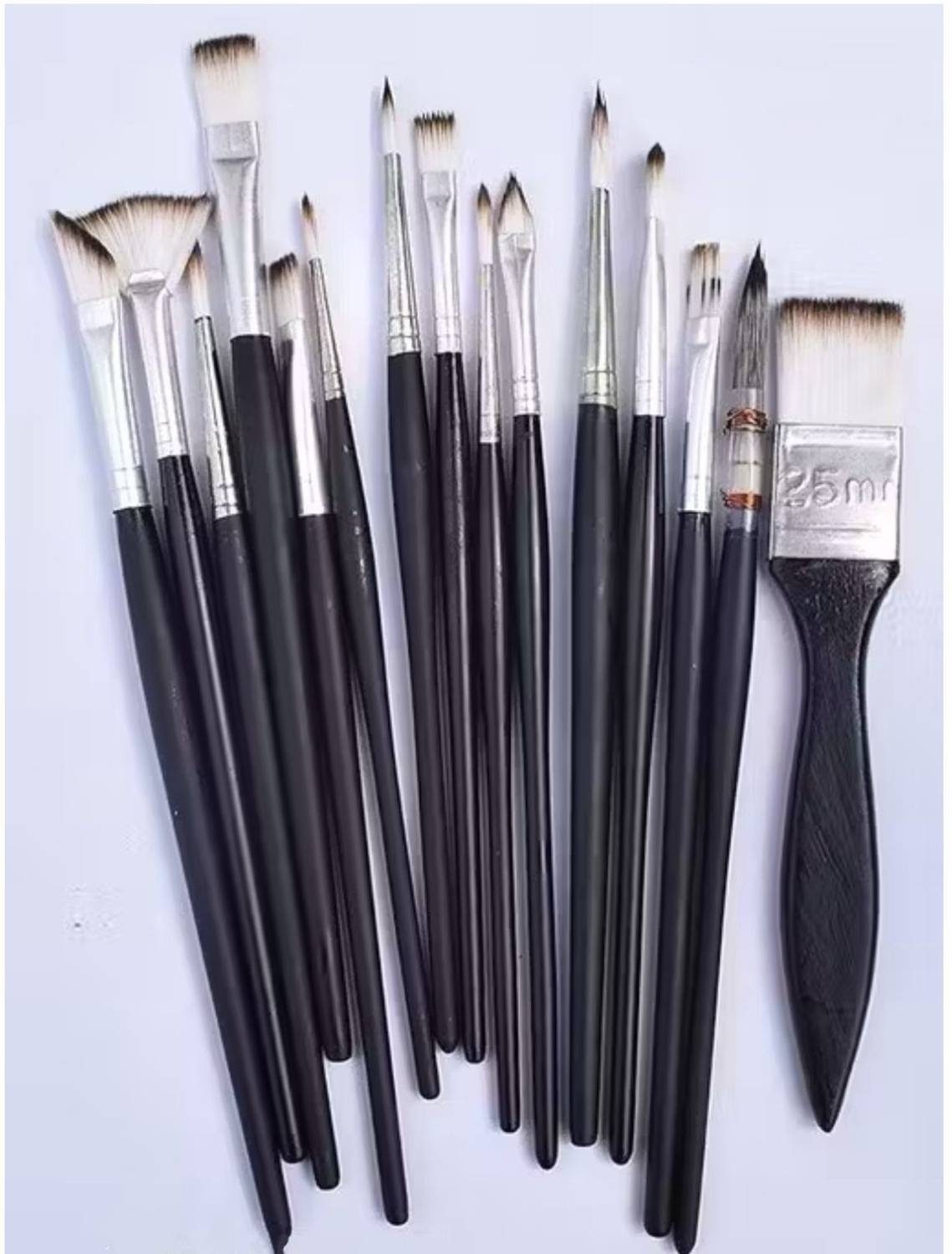 BloomTip 13 Piece Multipurpose Painting Brush Set Pack of 13 - Image 2