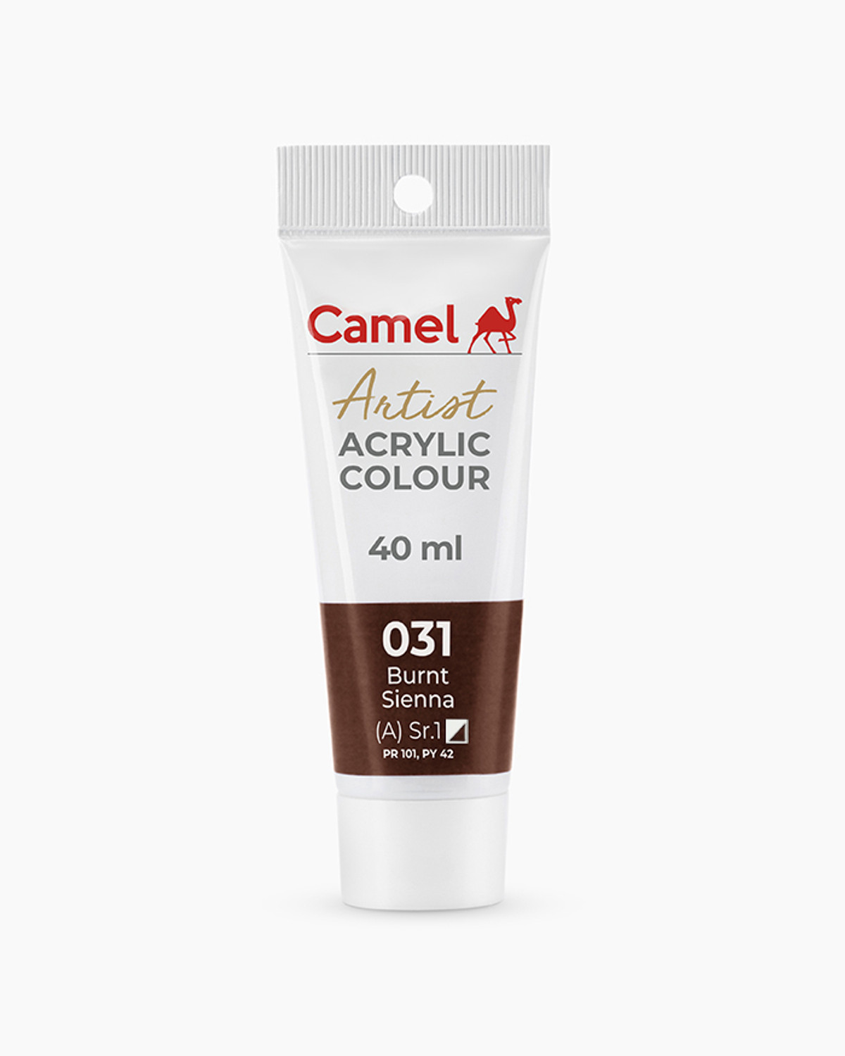 Image of Camel ARTIST ACRYLIC COLOUR TUBE BURNT SIENNA 40 ML PACK OF 1