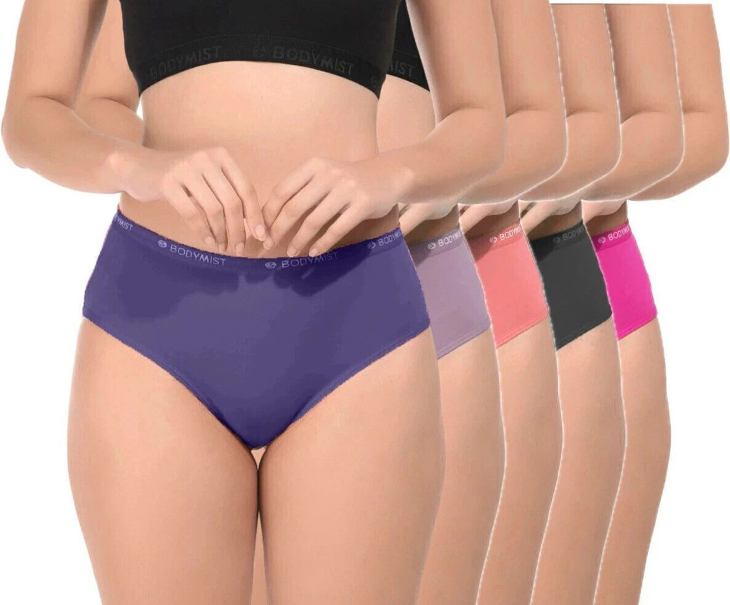 Bodymist Women Hipster Multicolor Panty