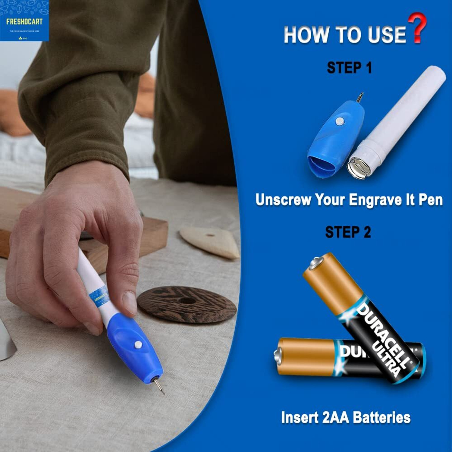 Image of FreshDcart Electric Engraving Pen Engraving Set