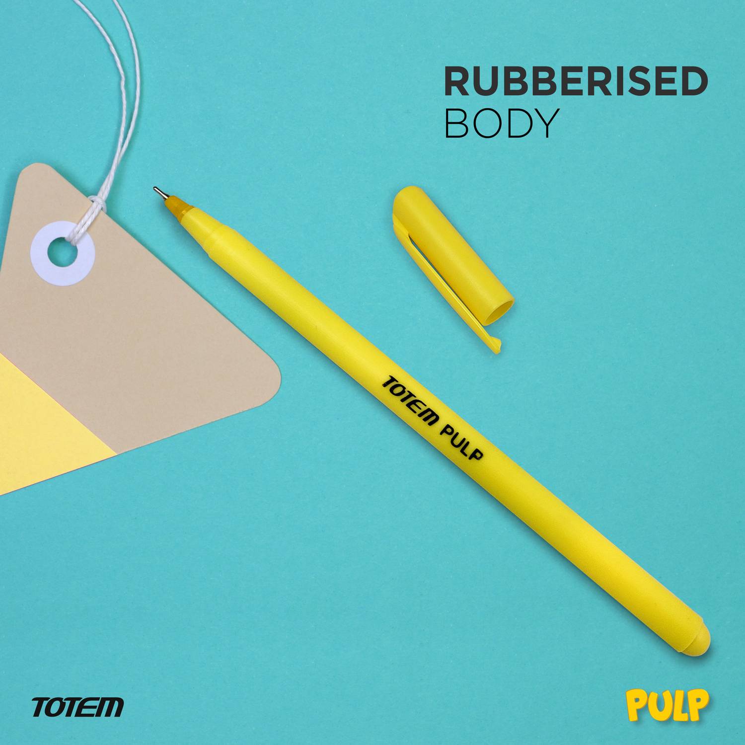 TOTEM Pulp 100 Pens (90 Blue & 10 Black) | 0.7 mm Tip | Fragrance