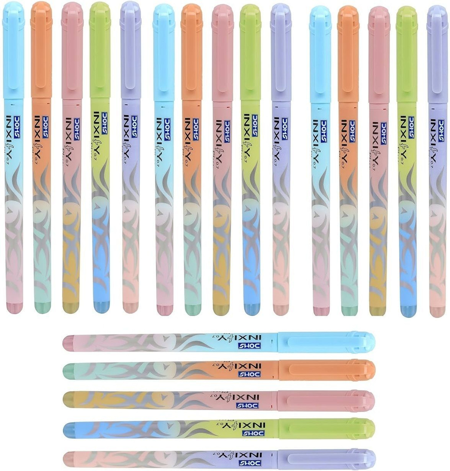 Image of DOMS Inxify Plus Ballpoint Pen| 0.7mm Needle Tip| ULV Ink Technology Ball Pen