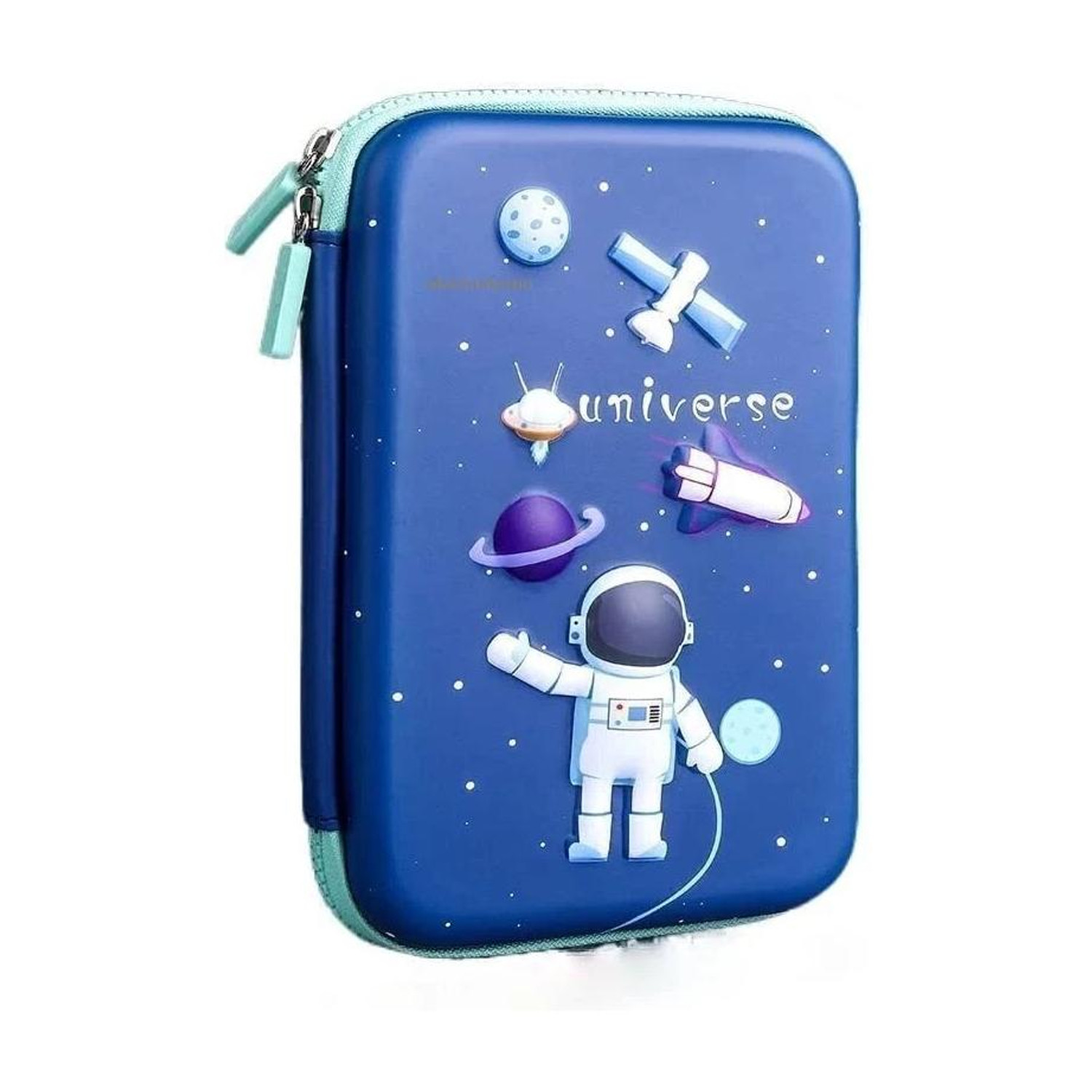 AR Jouiet Mension Space Theme 3D Big Pencil Case Pouch School Stationery Large Capacity Big Pouch 3D Art Plastic Pencil Box