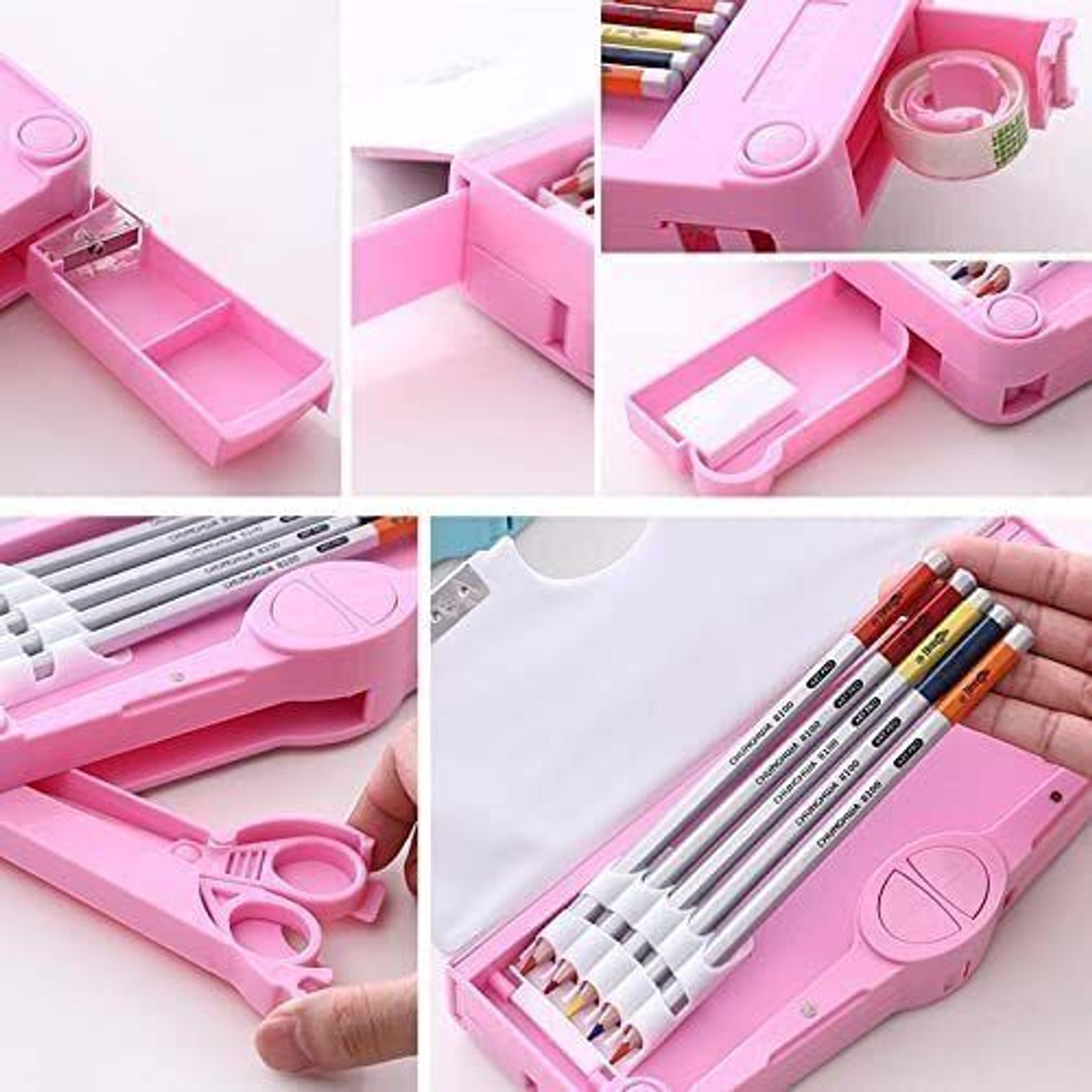 Image of shree giriraj enterprise JOY MAKER pencil box unicorn Art Plastic Pencil Box