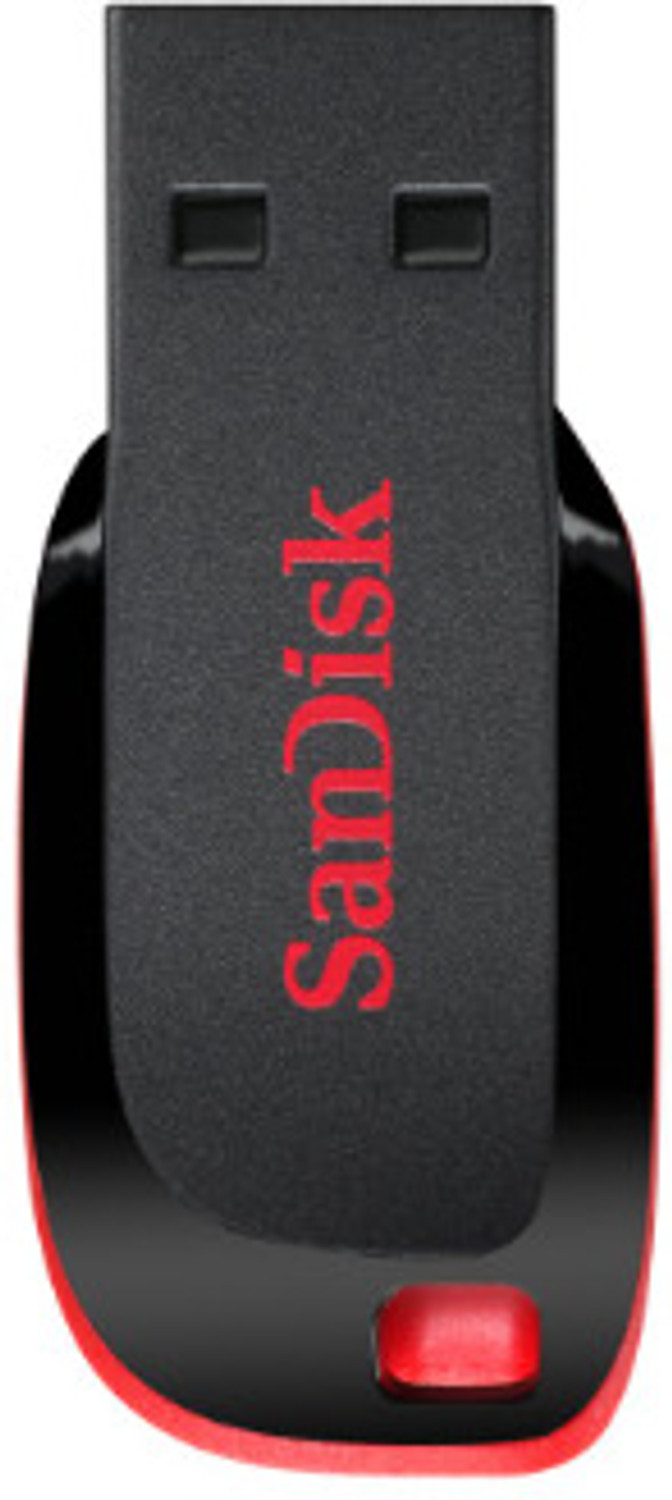 Image of SanDisk Cruzerblade CZ50 64 GB Pen Drive Compatible with Audio Player, Desktop Computer, Laptop, Mobile, Television USB 2.0 Plastic Case