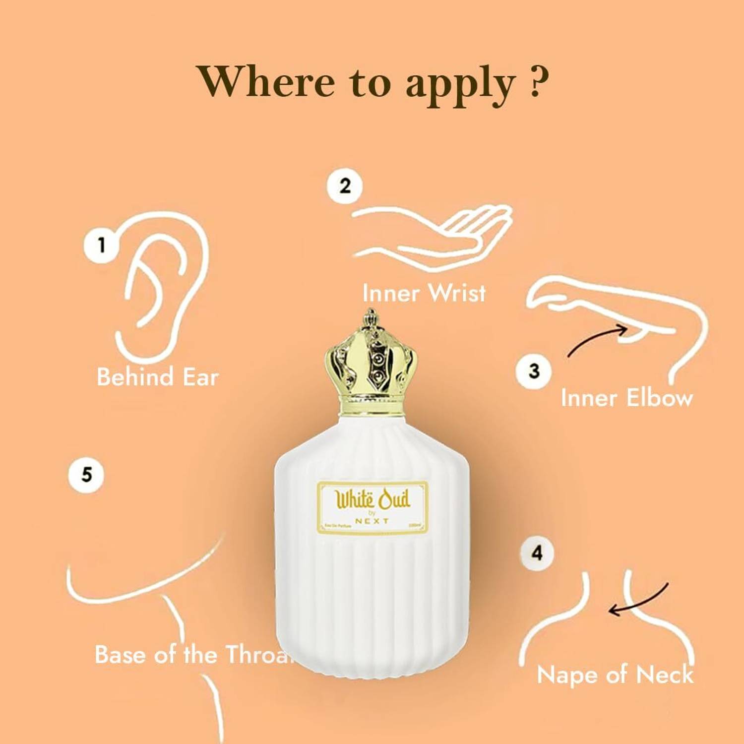 Next White Oud Perfume 100 ml - Image 4