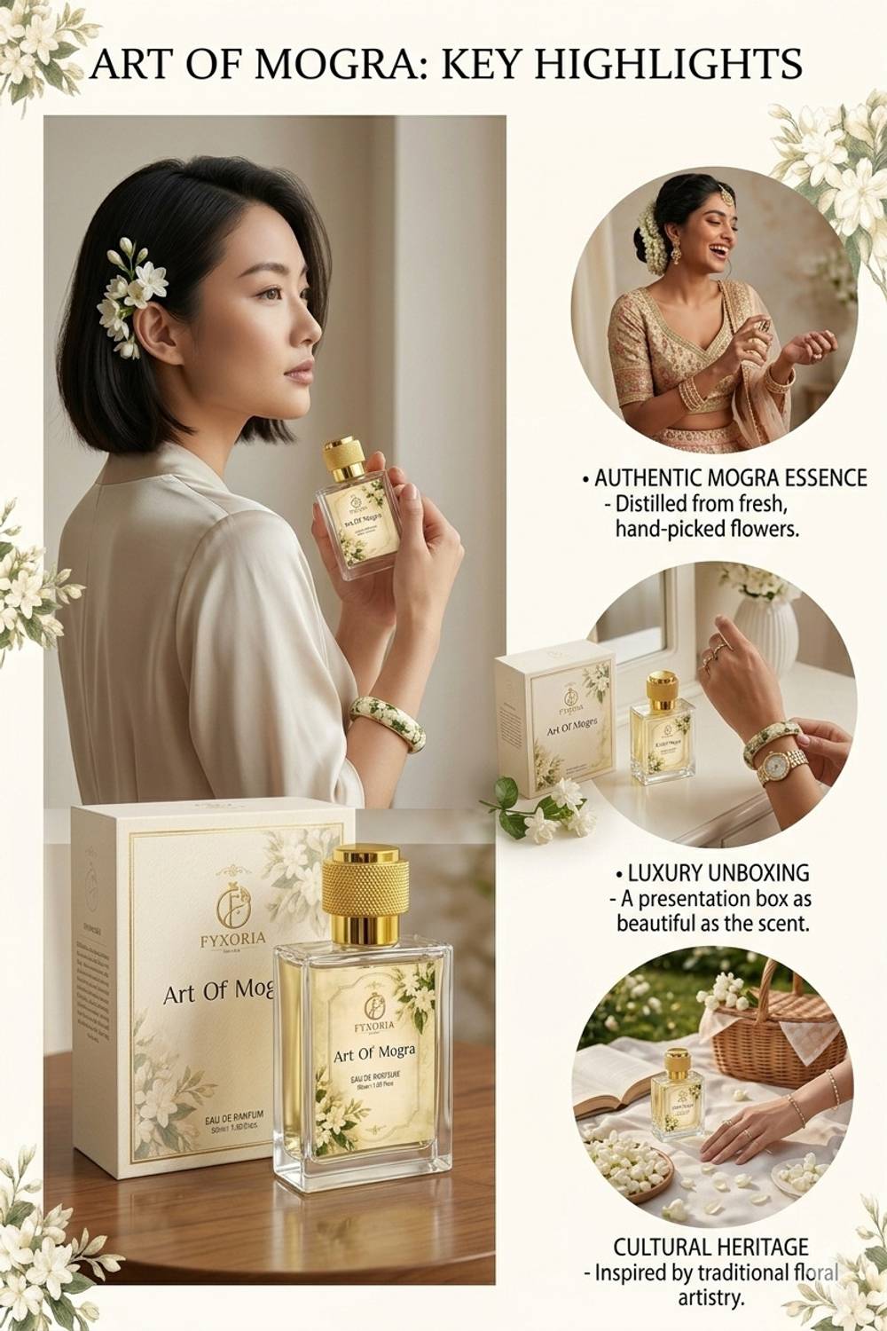 FYXORIA Mogra Moon Jasmine Perfume 50ml - Image 4