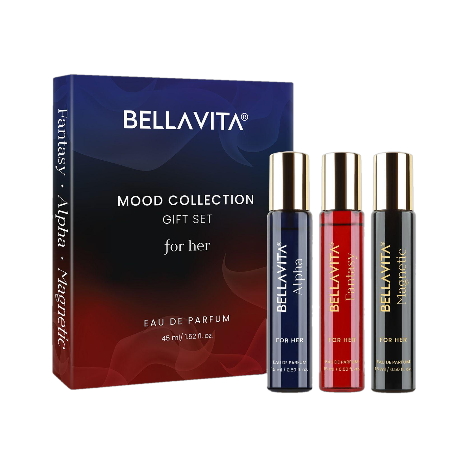 BELLAVITA Mood Collection Perfume Pack of 3 · 15 ml (45 ml total) - Image 1