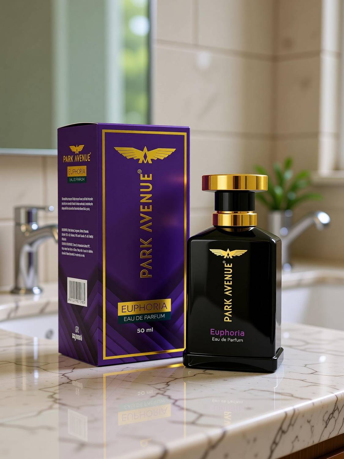 PARK AVENUE Euphoria Long Lasting Liquid Perfume For Men Premium Luxury Fragrance Scent Eau de Parfum - 50 ml - Image 1