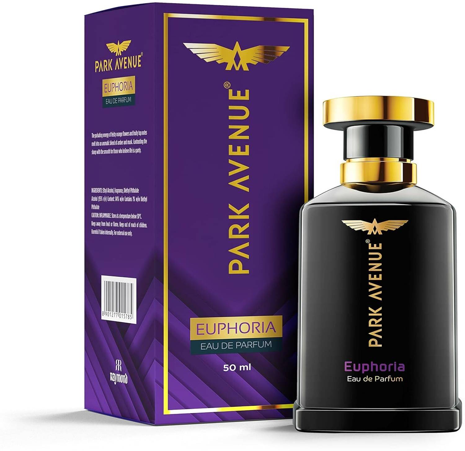 PARK AVENUE Euphoria Long Lasting Liquid Perfume For Men Premium Luxury Fragrance Scent Eau de Parfum - 50 ml - Image 4