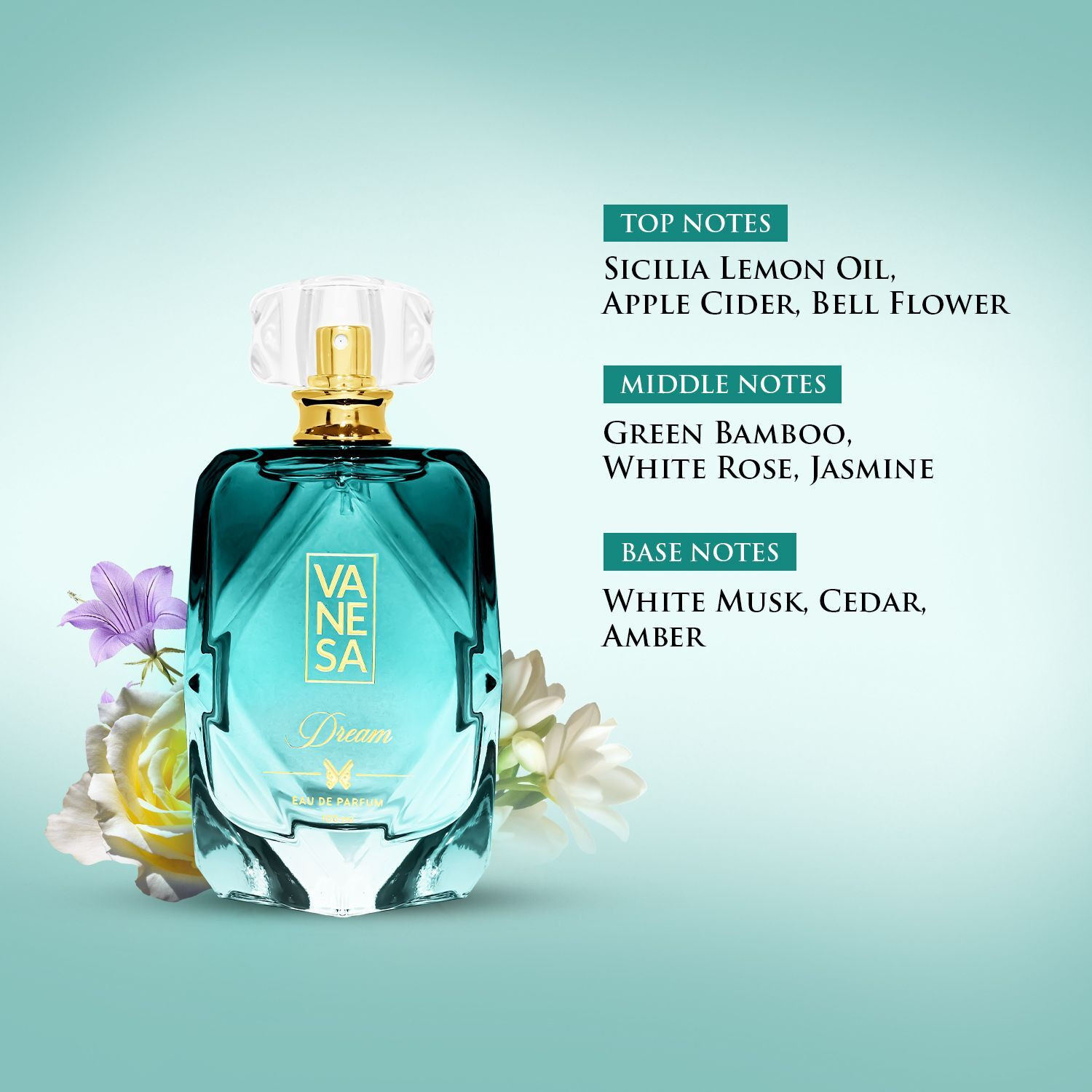 Image of VANESA Dream Perfume |Premium & Long Lasting| Eau de Parfum - 100 ml