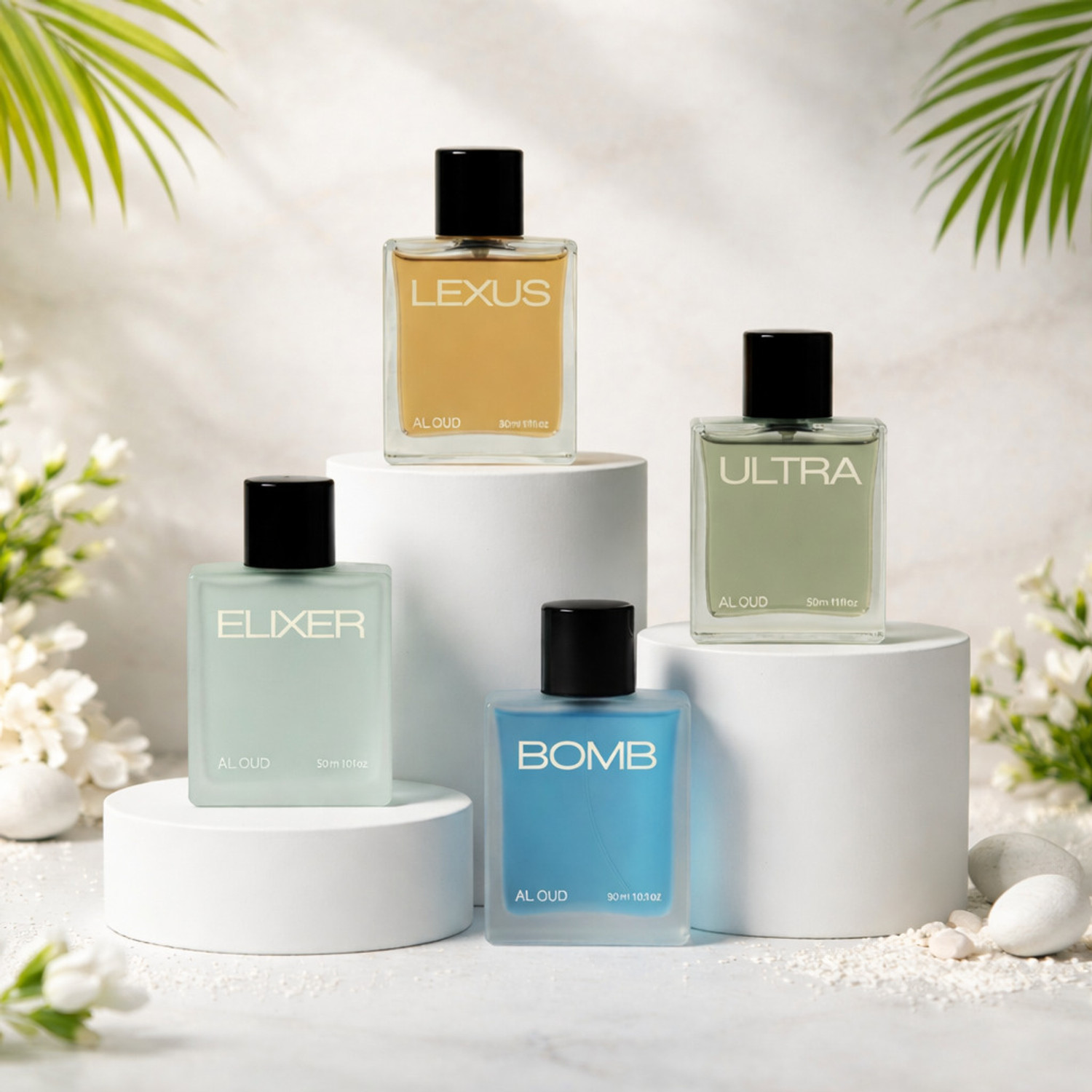 Image of Al oud Premium Perfume 4 Combo Gift Set Scent With Long Lasting Extrait de Parfum Perfume - 120 ml