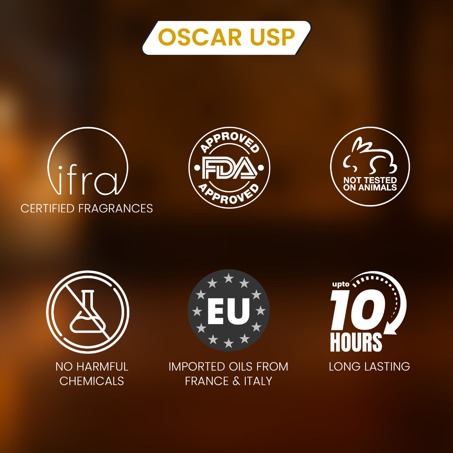 Image of OSCAR Luxury Unisex Perfume Gift Set 4x20 ML with Long Lasting Fragrance Perfume - 80 ml