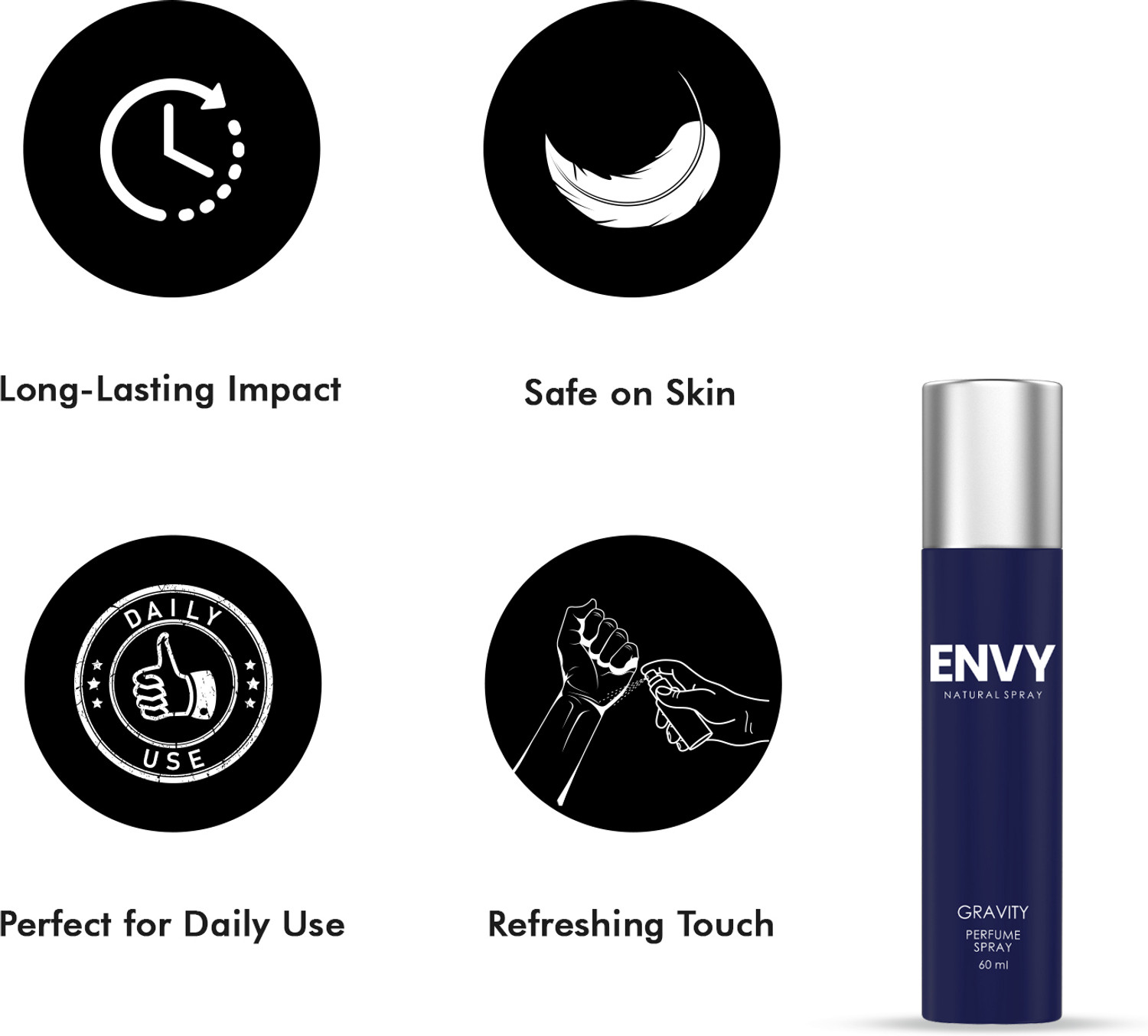 Image of Envy Gravity Perfume|Premium & Long Lasting| Eau de Parfum - 120 ml