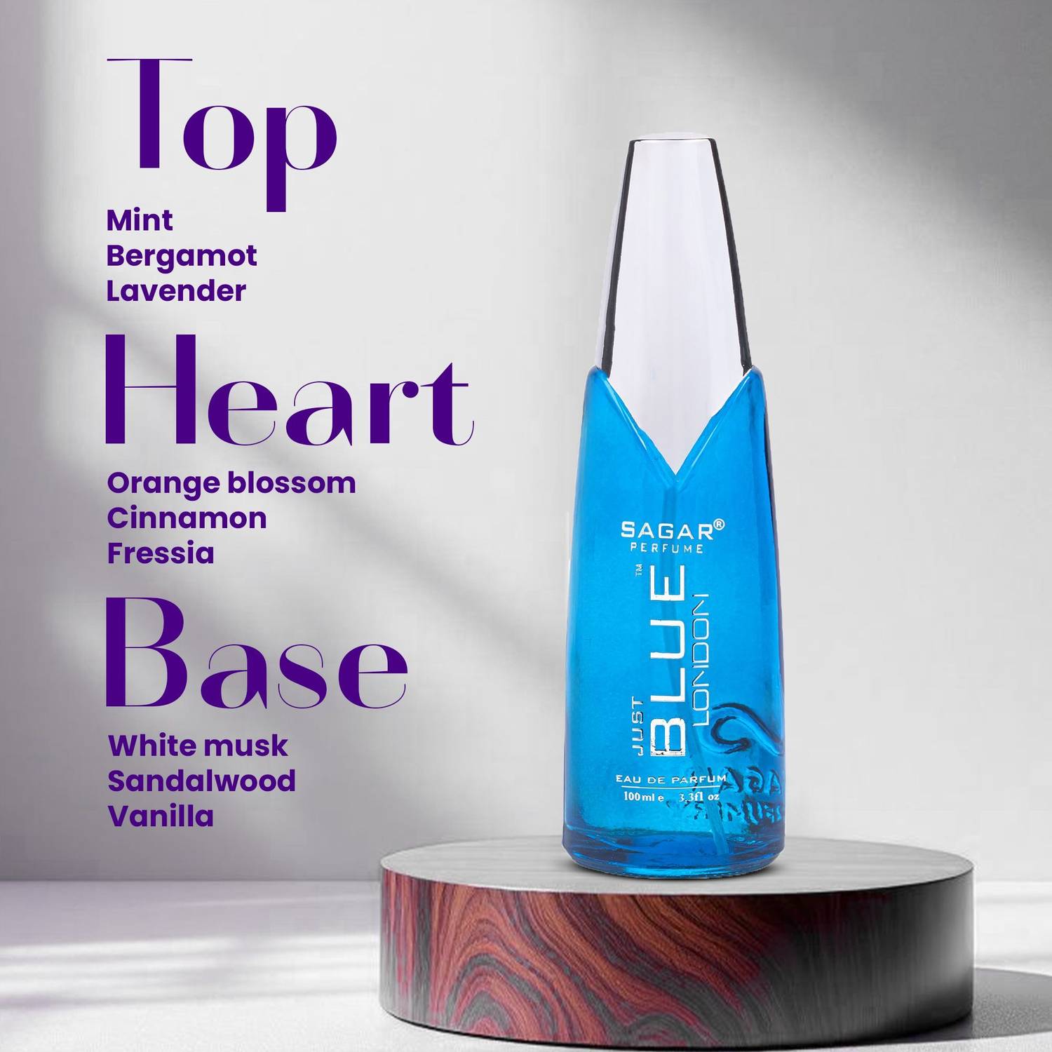 SAGAR Blue London Perfume 100 ml - Image 2
