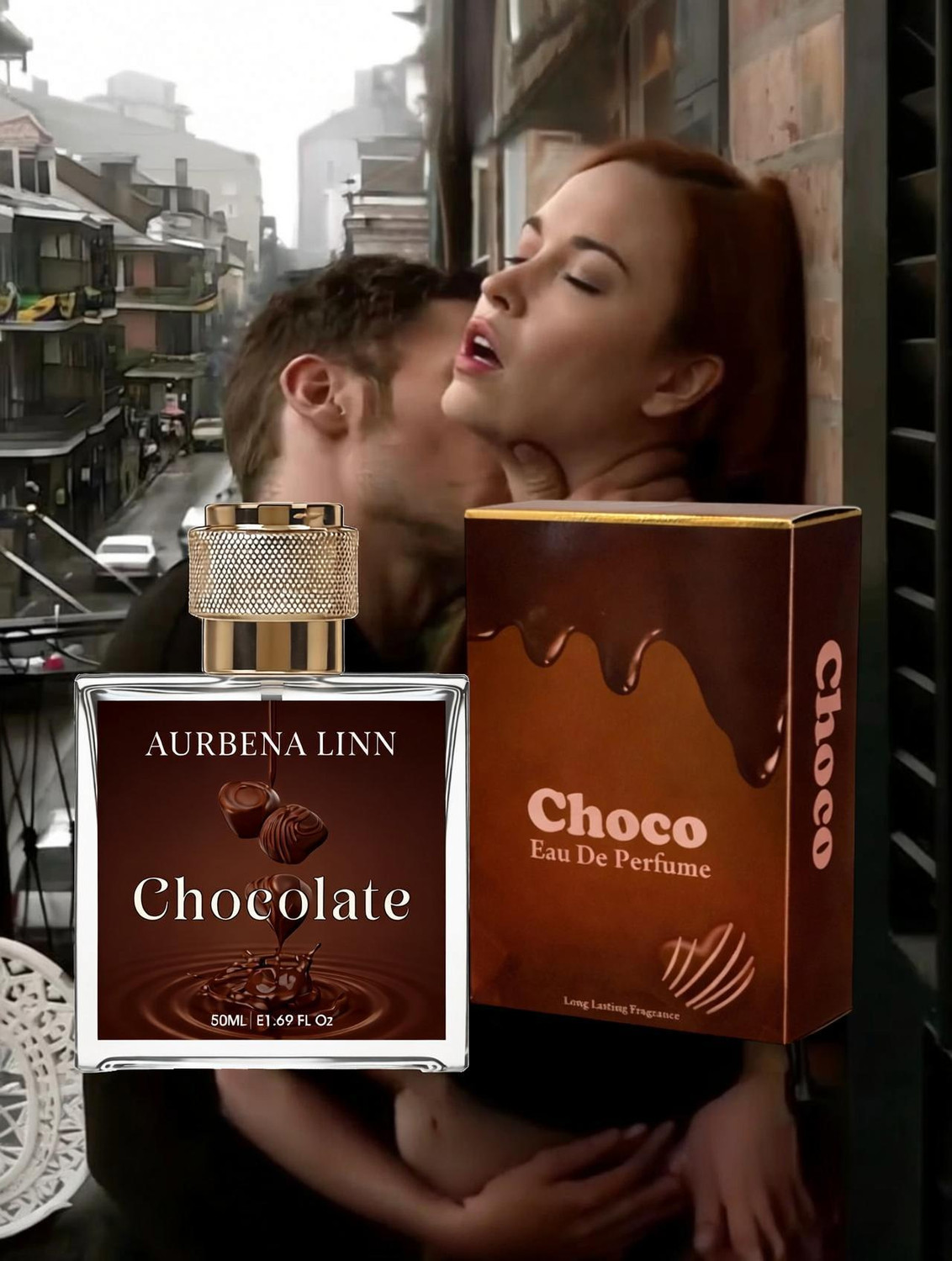 Image of Aurbena Linn Chocolate Perfume Sweet Luxury Long Lasting Eau de Parfum - 50 ml