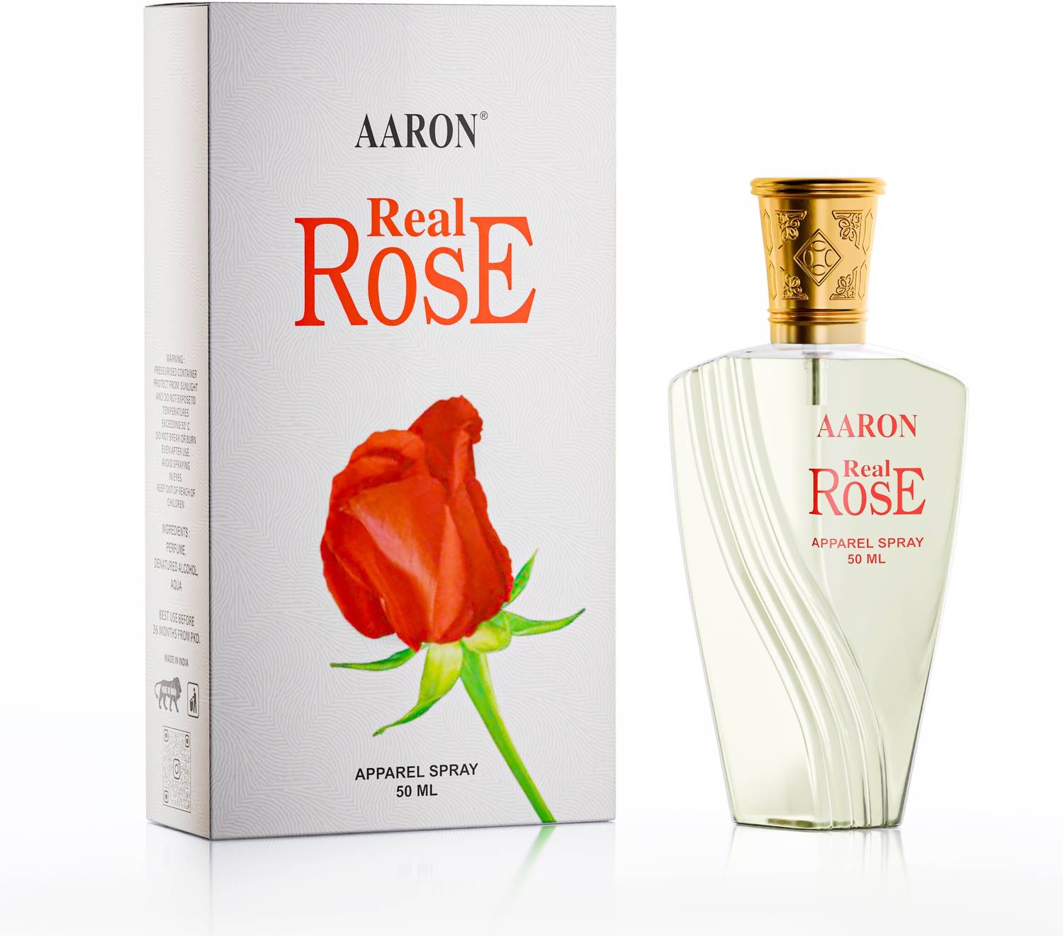 Aaron REAL ROSE 50ML PERFUME Eau de Toilette - 50 ml